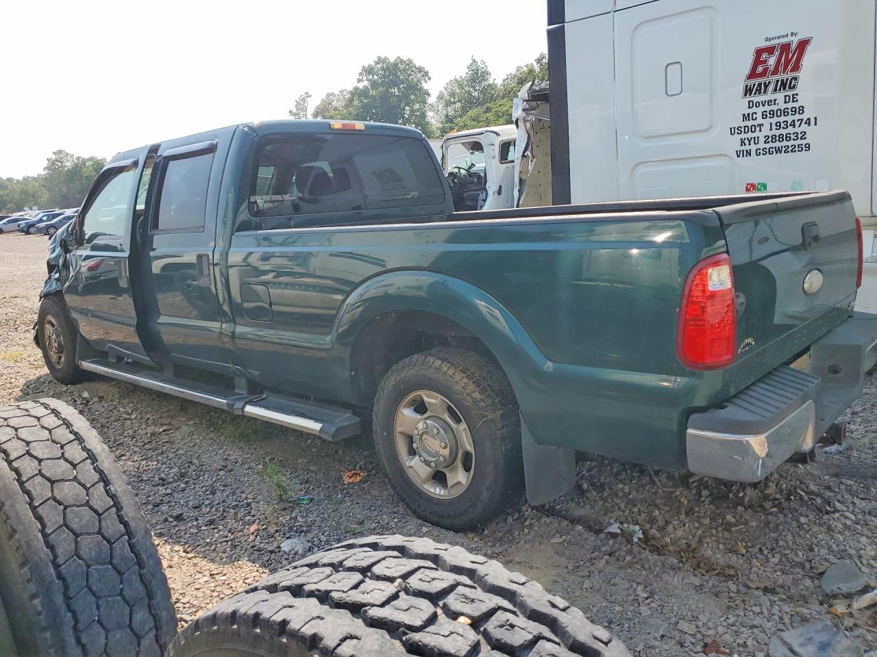 2011 Ford F350 Super Duty Green vin: 1FT8W3A60BEC79901