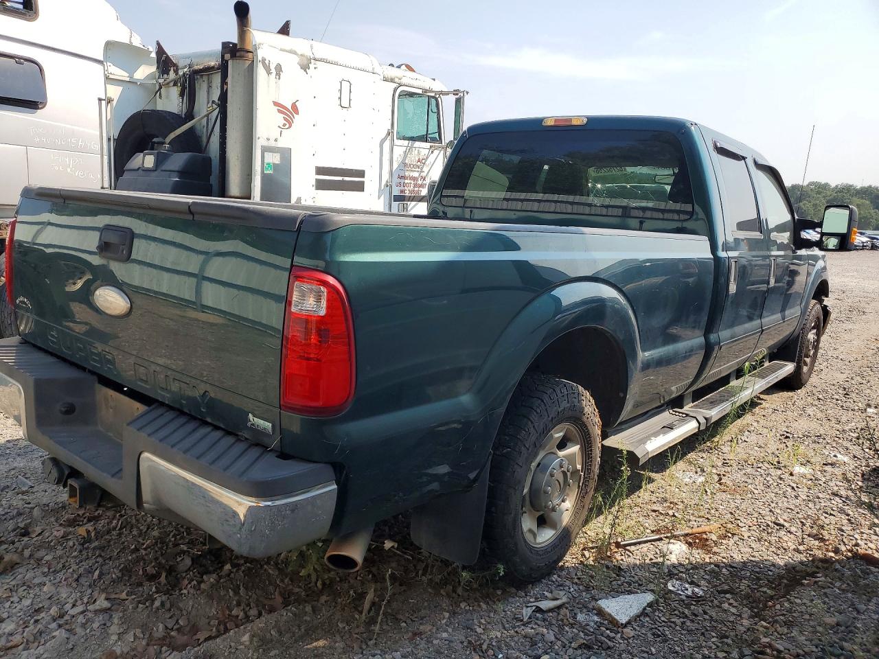 2011 Ford F350 Super Duty Green vin: 1FT8W3A60BEC79901