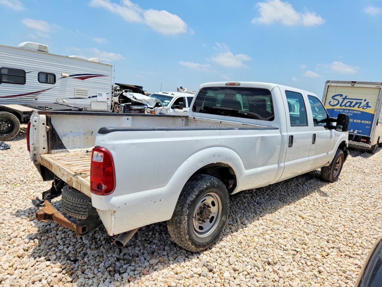 2015 Ford F350 Super Duty White vin: 1FT8W3A61FEC33323
