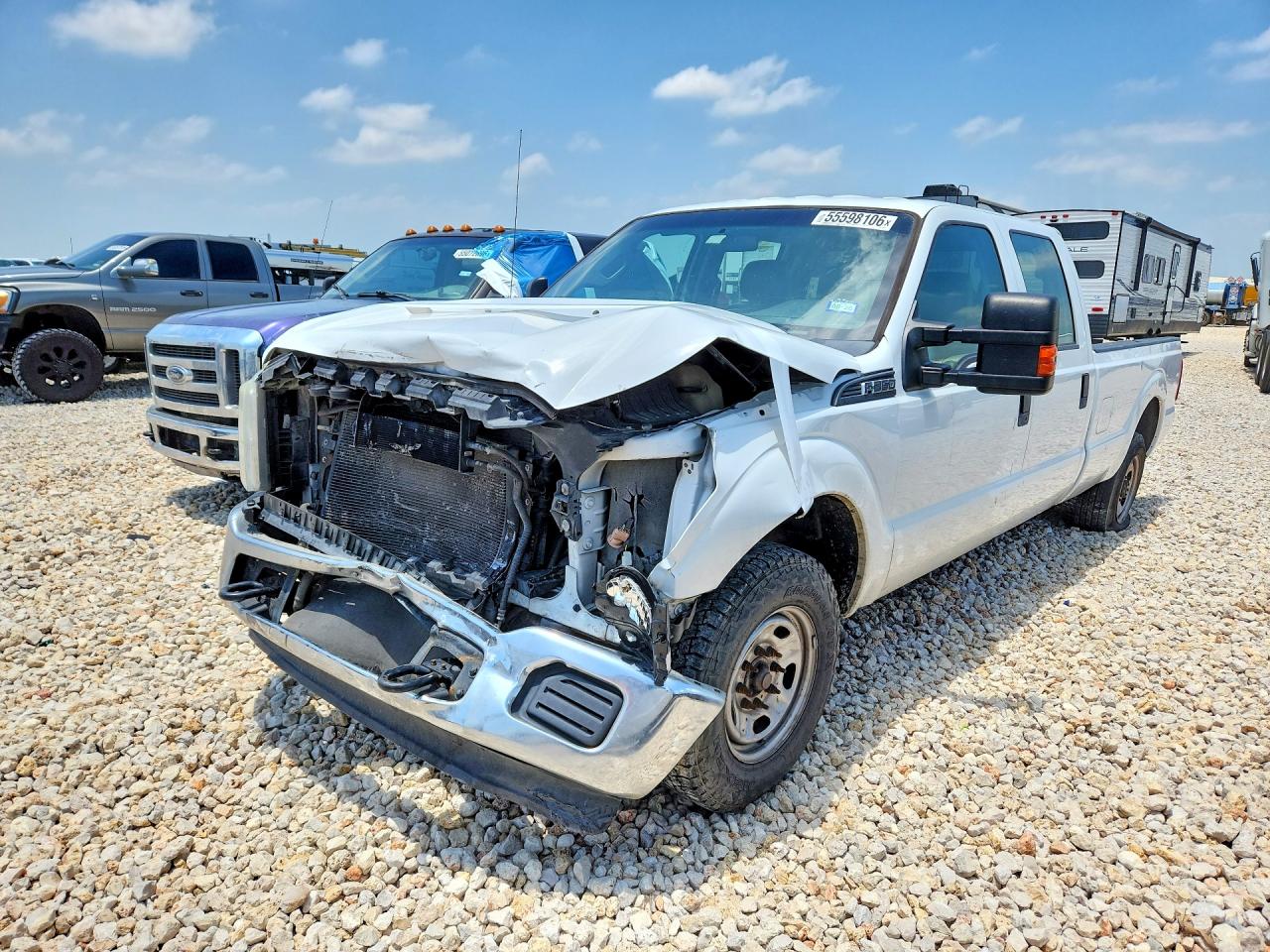 2015 Ford F350 Super Duty White vin: 1FT8W3A61FEC33323