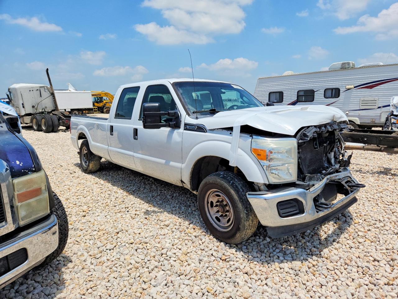 2015 Ford F350 Super Duty White vin: 1FT8W3A61FEC33323
