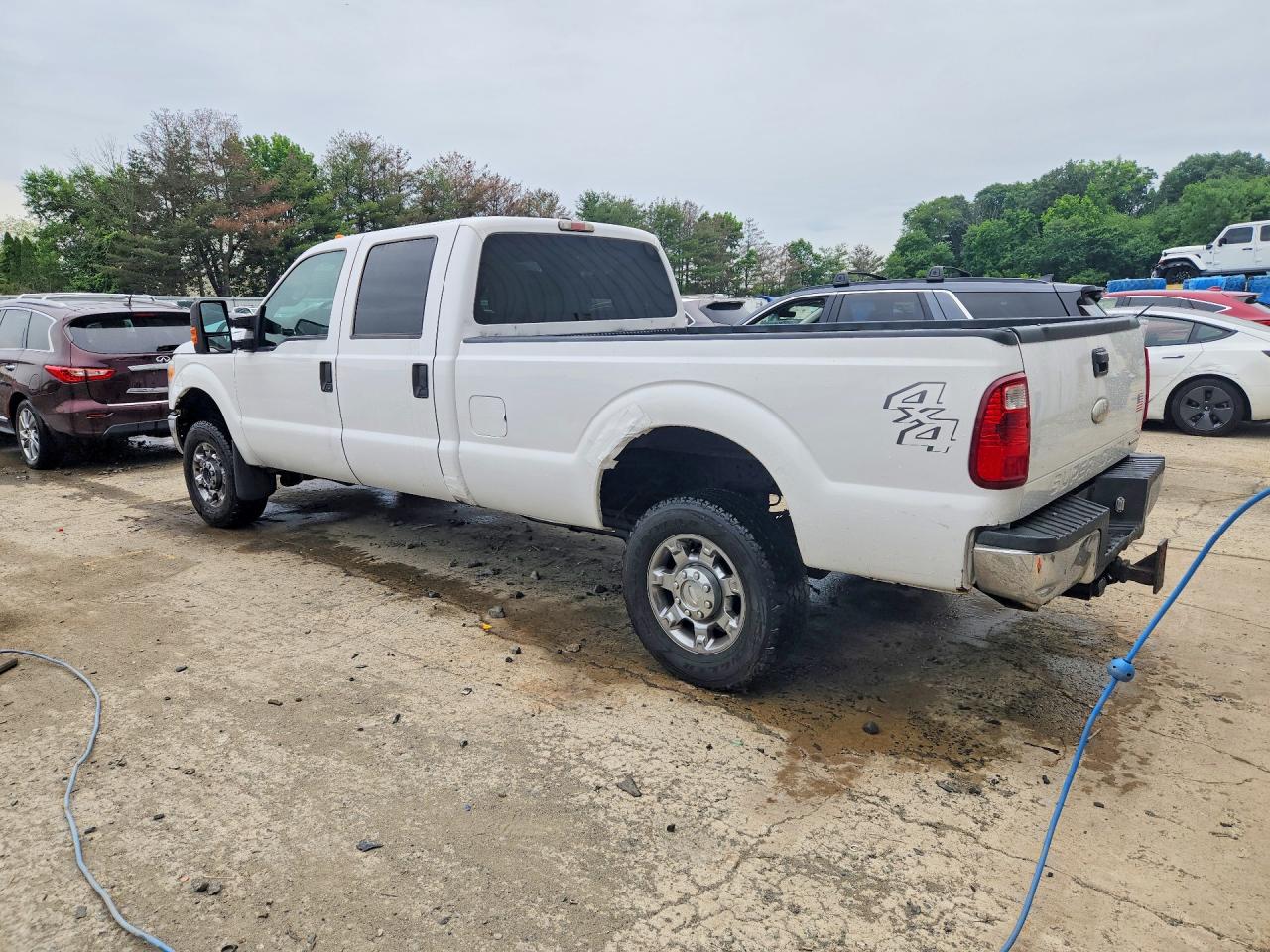 2012 Ford F350 Super Duty White vin: 1FT8W3B60CEA23225