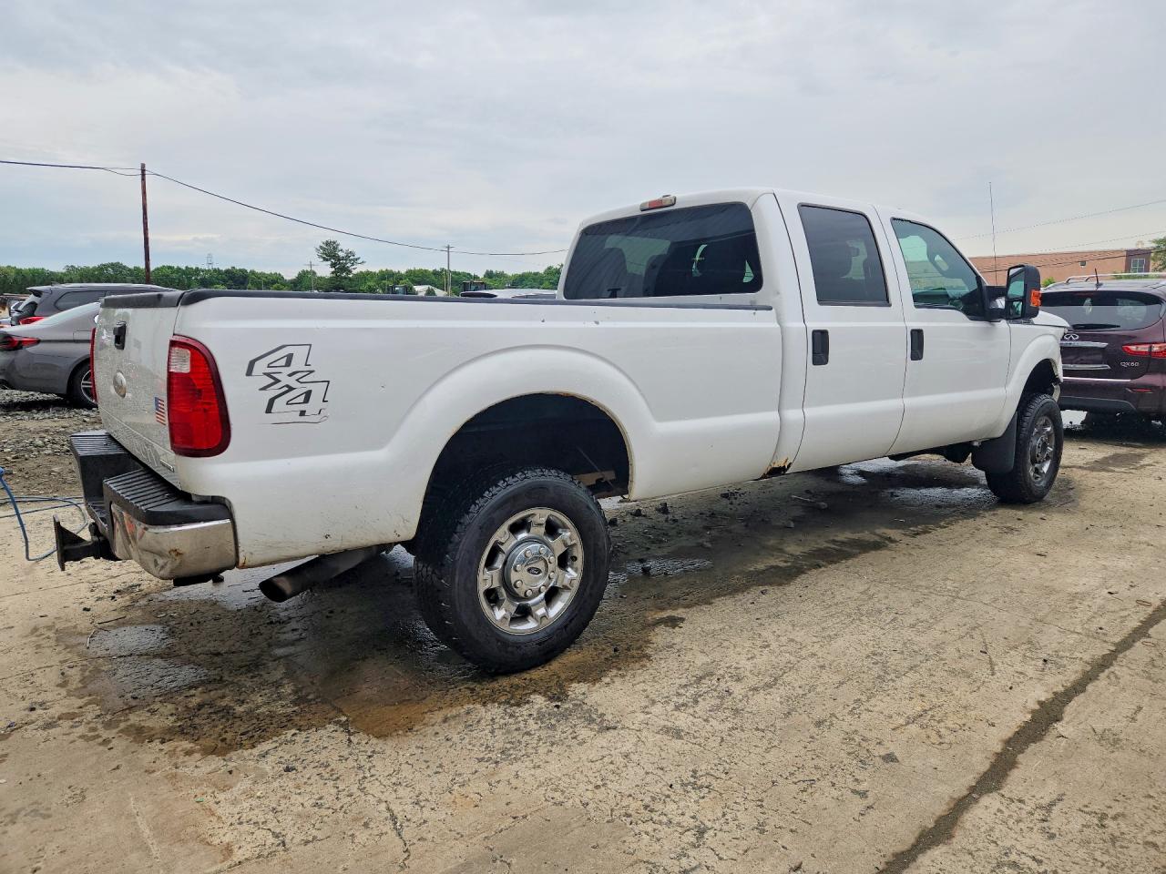 2012 Ford F350 Super Duty White vin: 1FT8W3B60CEA23225