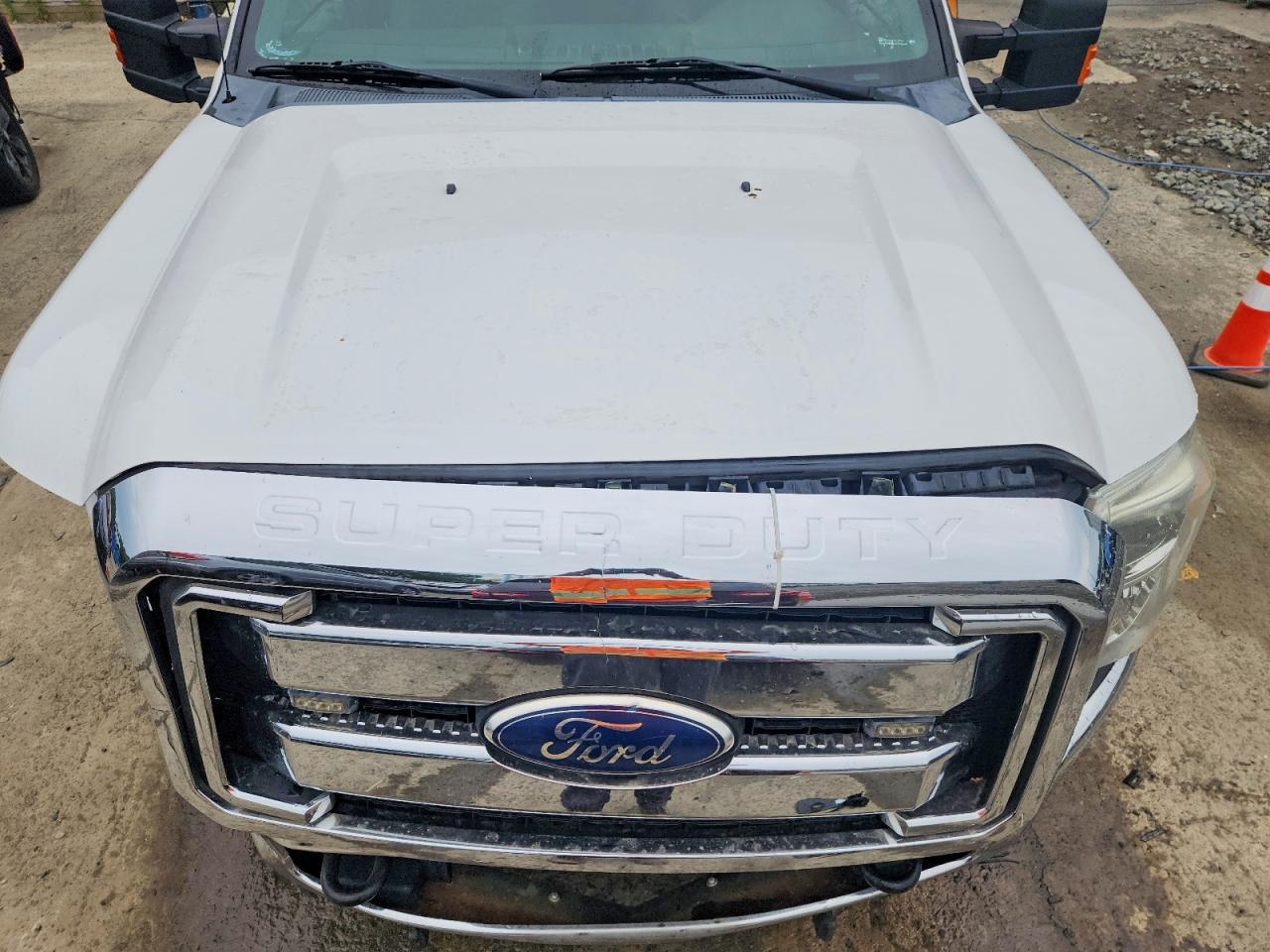 2012 Ford F350 Super Duty White vin: 1FT8W3B60CEA23225