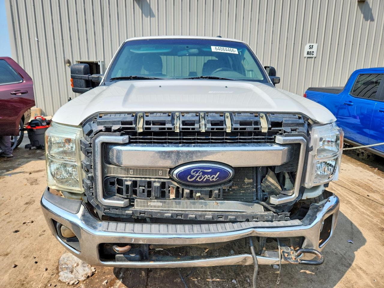 2012 Ford F350 Super Duty White vin: 1FT8W3B64CEB71121