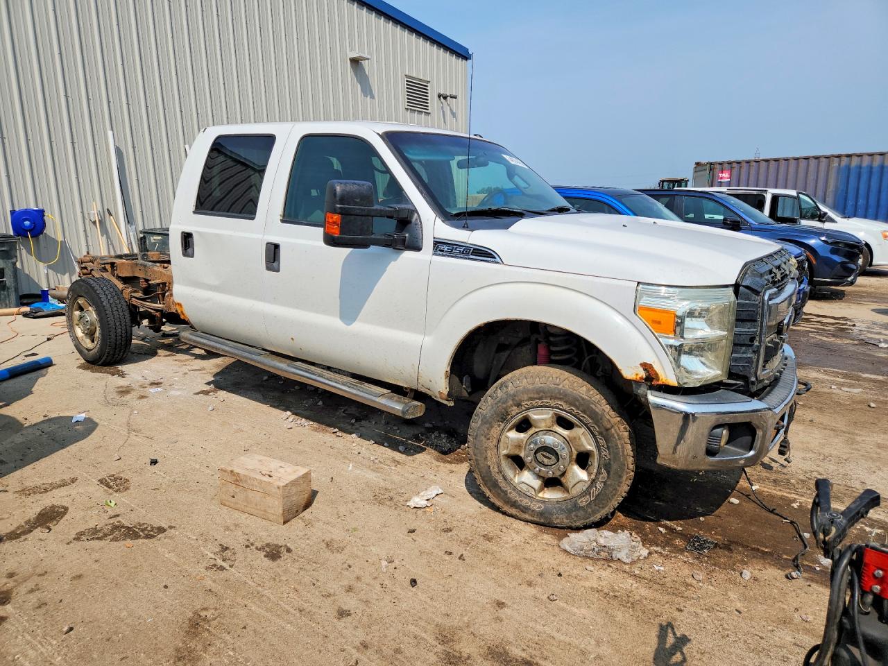 2012 Ford F350 Super Duty White vin: 1FT8W3B64CEB71121