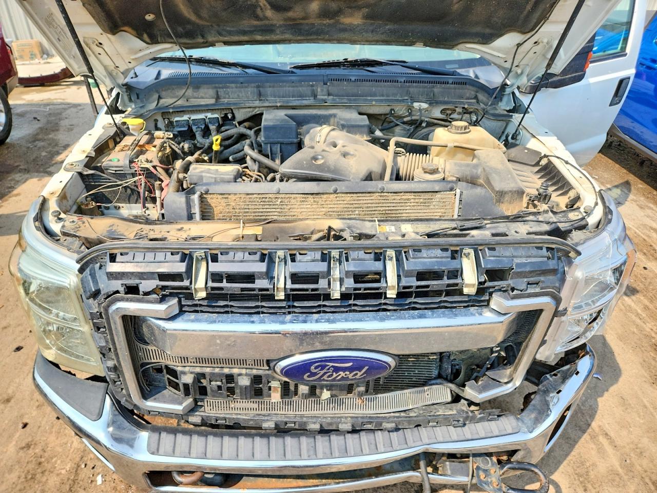 2012 Ford F350 Super Duty White vin: 1FT8W3B64CEB71121