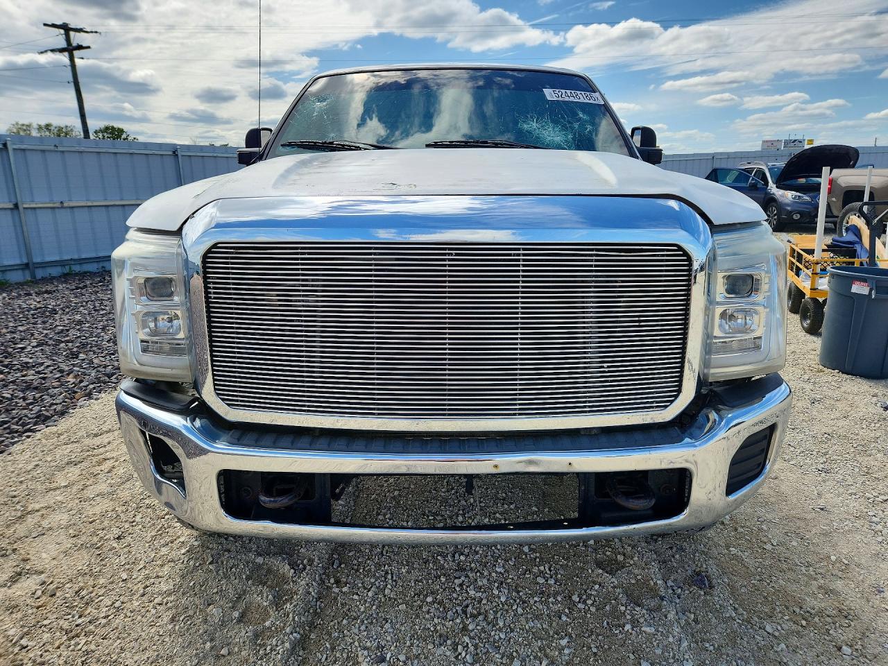 2015 Ford F350 Super Duty Белый vin: 1FT8W3B64FEB68000
