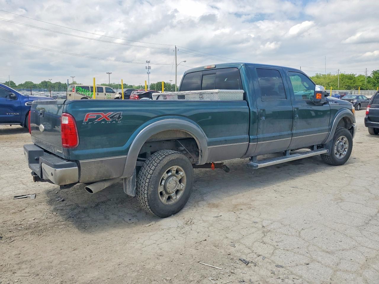 2012 Ford F350 Super Duty Green vin: 1FT8W3B67CEA40281
