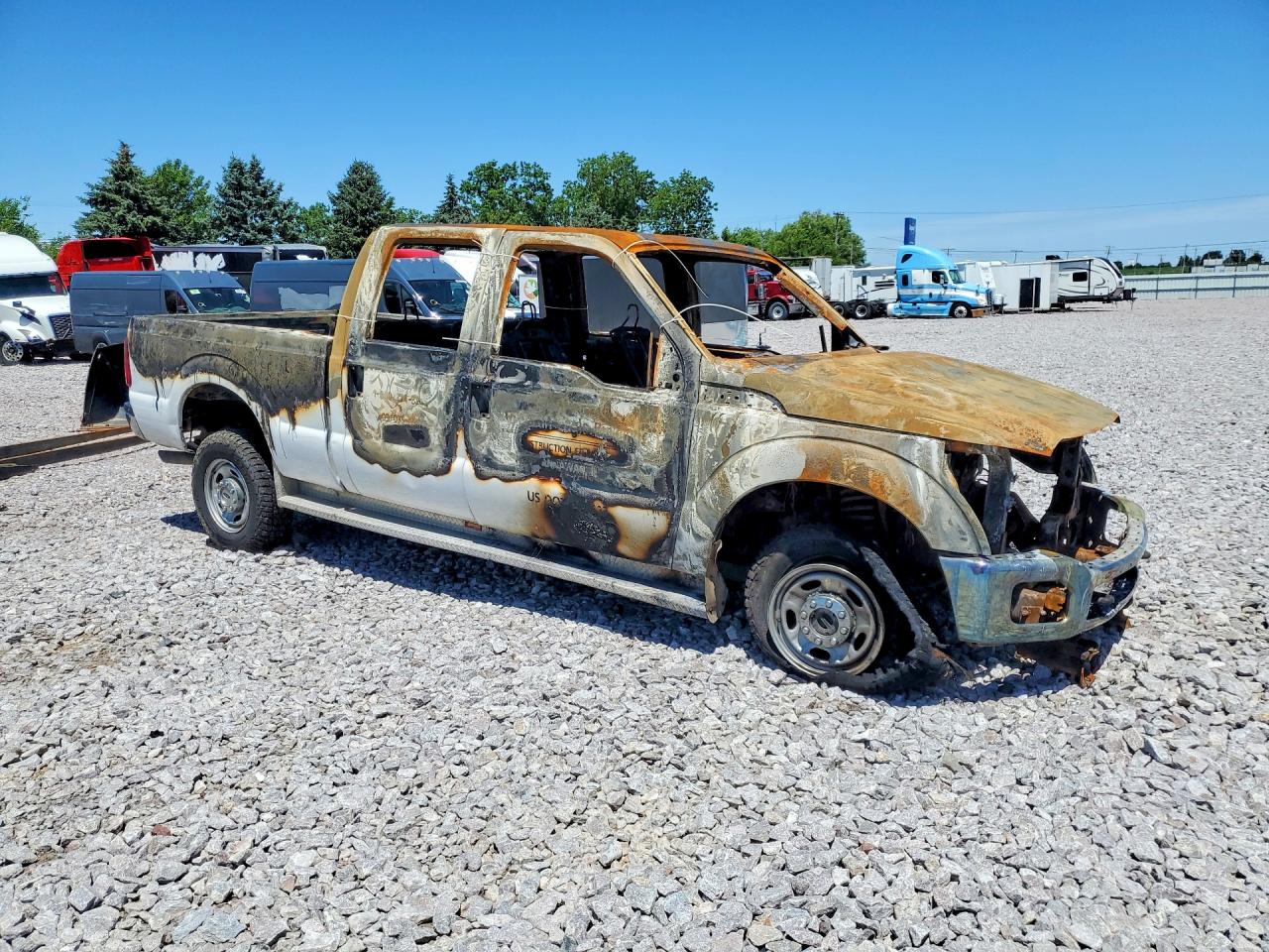 2012 Ford F350 Super Duty White vin: 1FT8W3B68CED13860