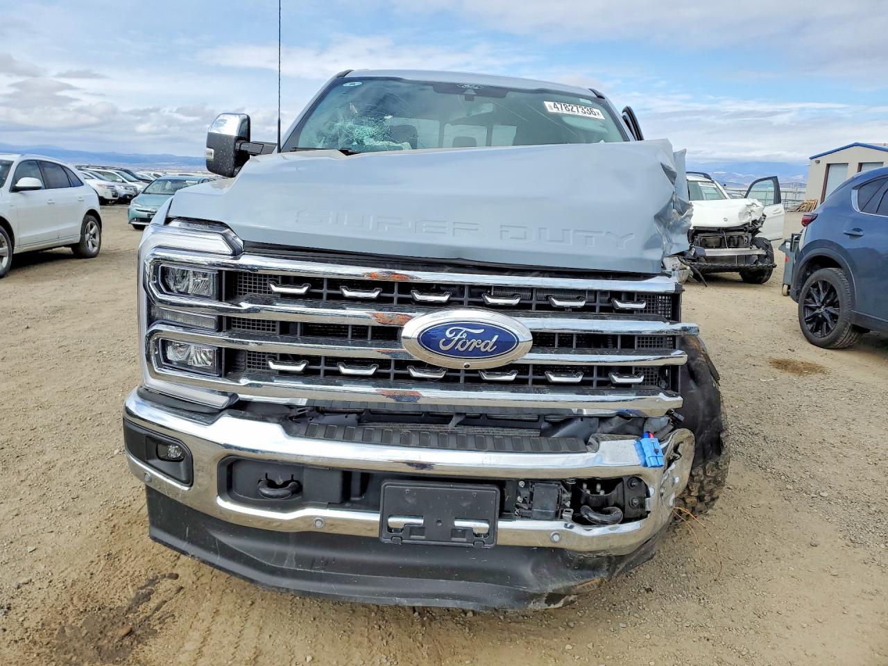2025 Ford F350 Super Duty Gray vin: 1FT8W3BMXSED15445