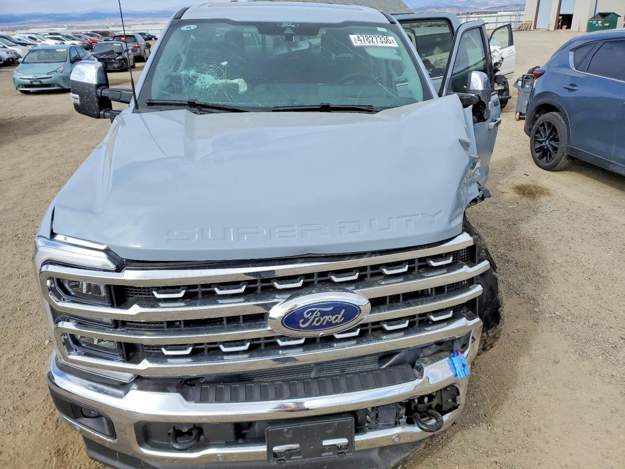 2025 Ford F350 Super Duty Gray vin: 1FT8W3BMXSED15445