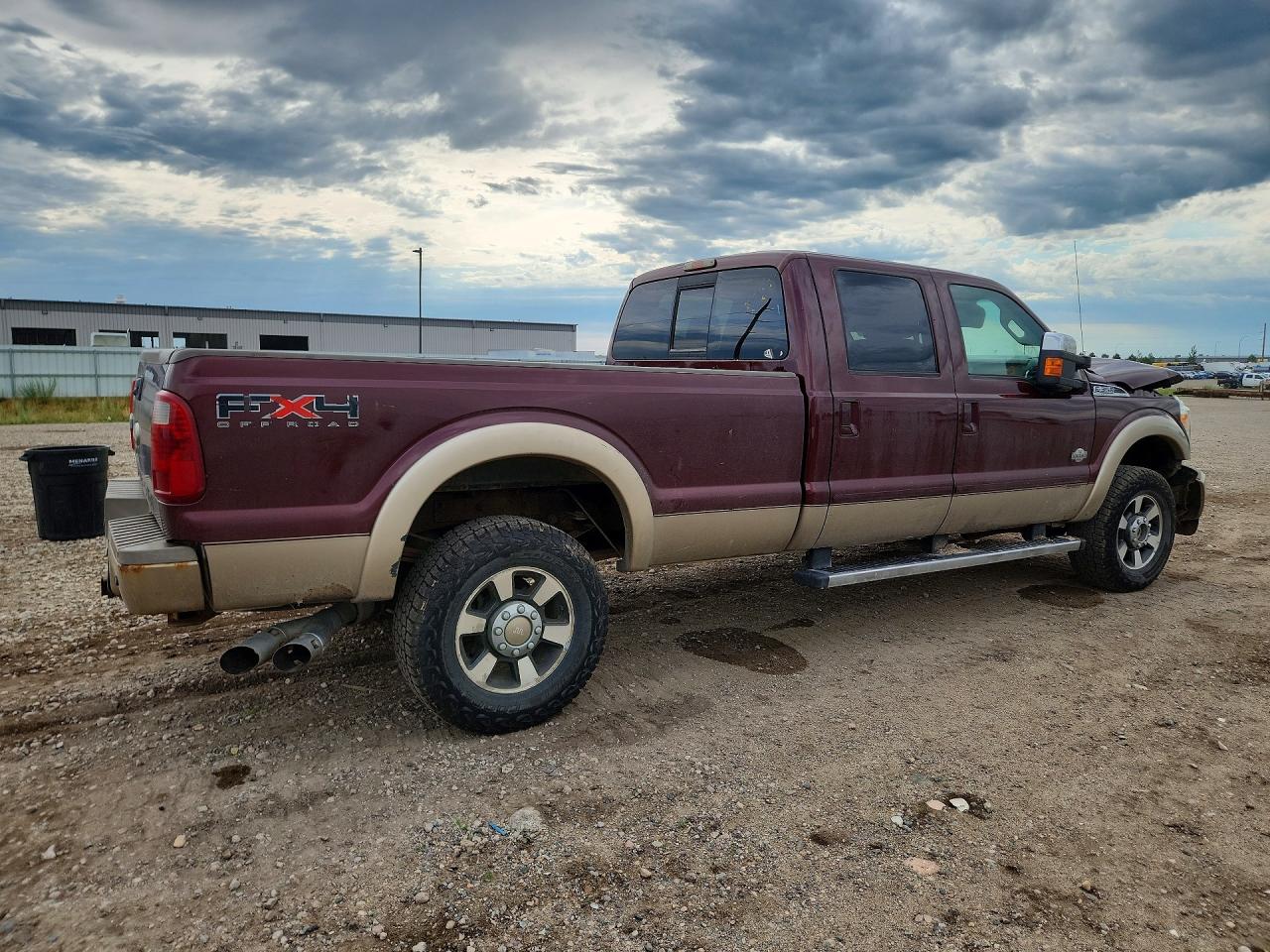 2011 Ford F350 Super Duty Burgundy vin: 1FT8W3BT0BEC30220