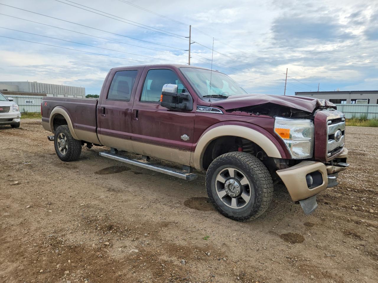 2011 Ford F350 Super Duty Burgundy vin: 1FT8W3BT0BEC30220