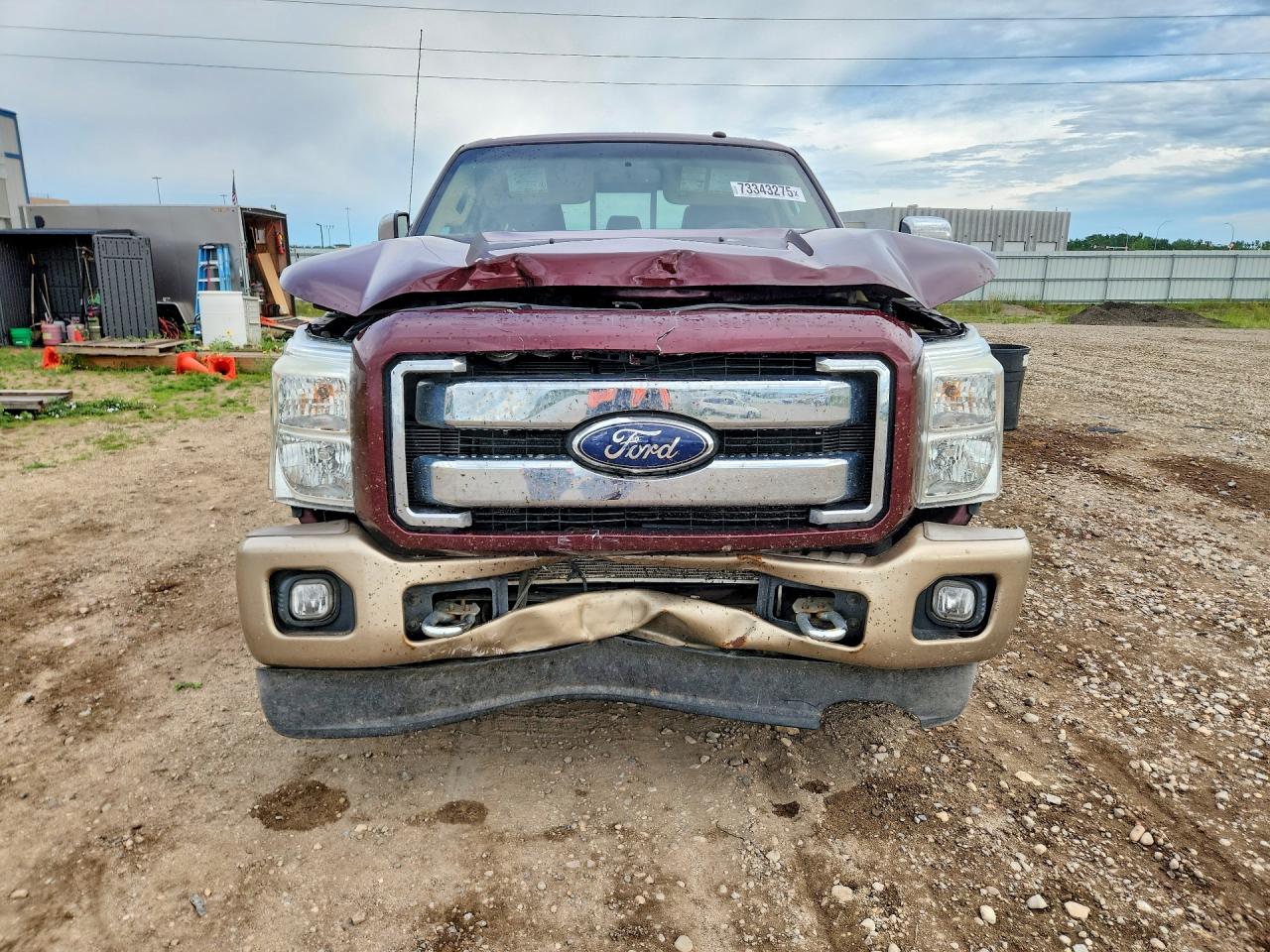 2011 Ford F350 Super Duty Burgundy vin: 1FT8W3BT0BEC30220