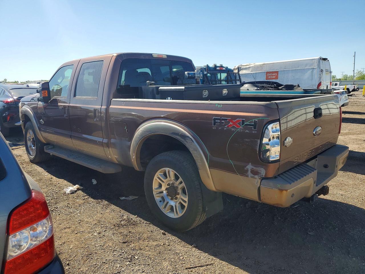2011 Ford F350 Brown vin: 1FT8W3BT1BEC14589