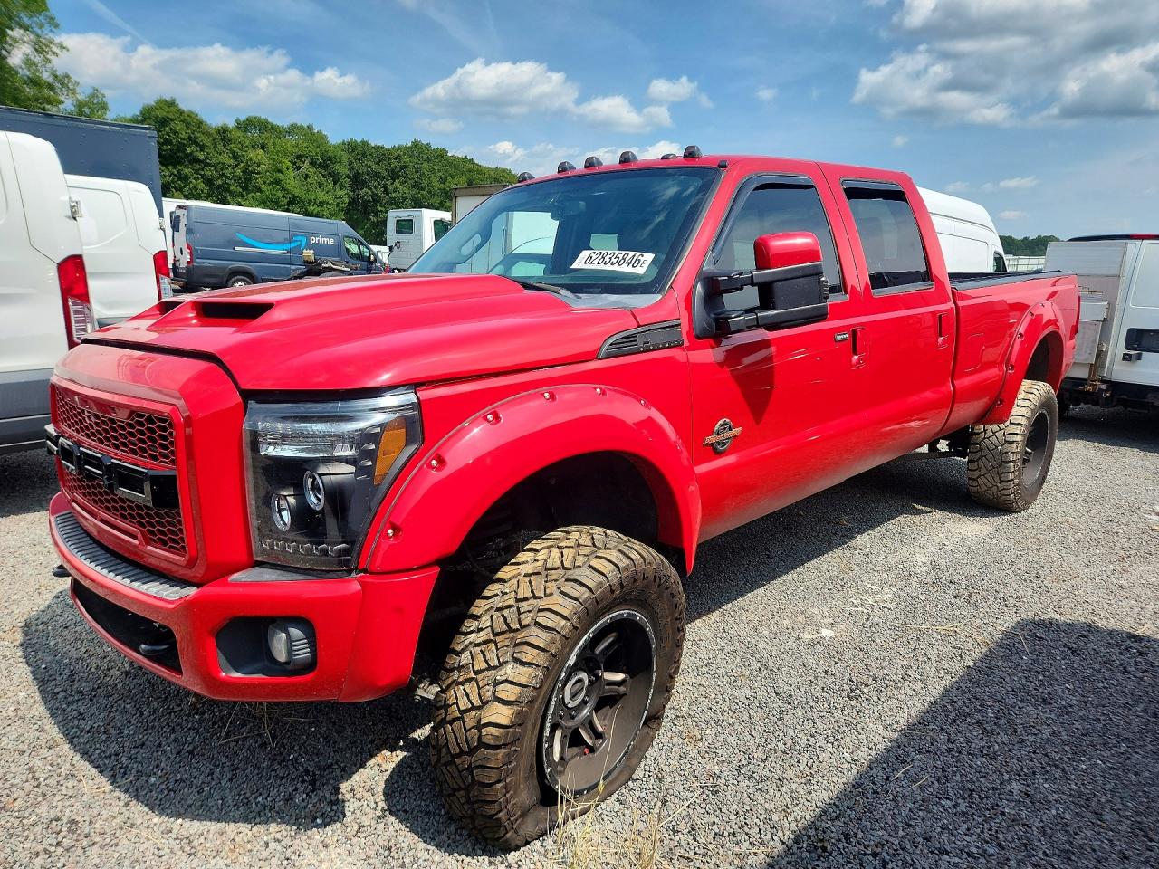2012 Ford F350 Super Duty Red vin: 1FT8W3BT1CEC65673