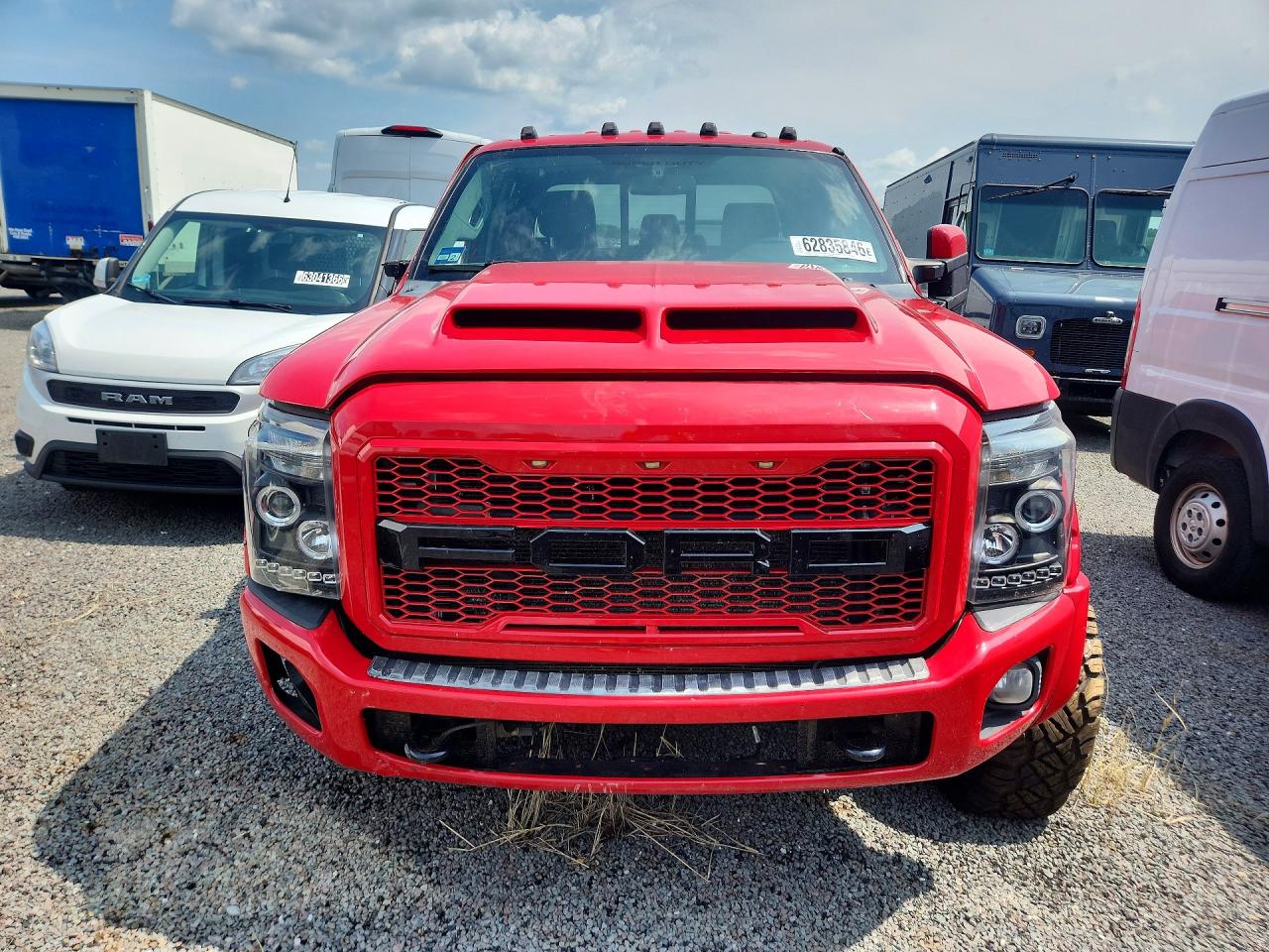 2012 Ford F350 Super Duty Red vin: 1FT8W3BT1CEC65673