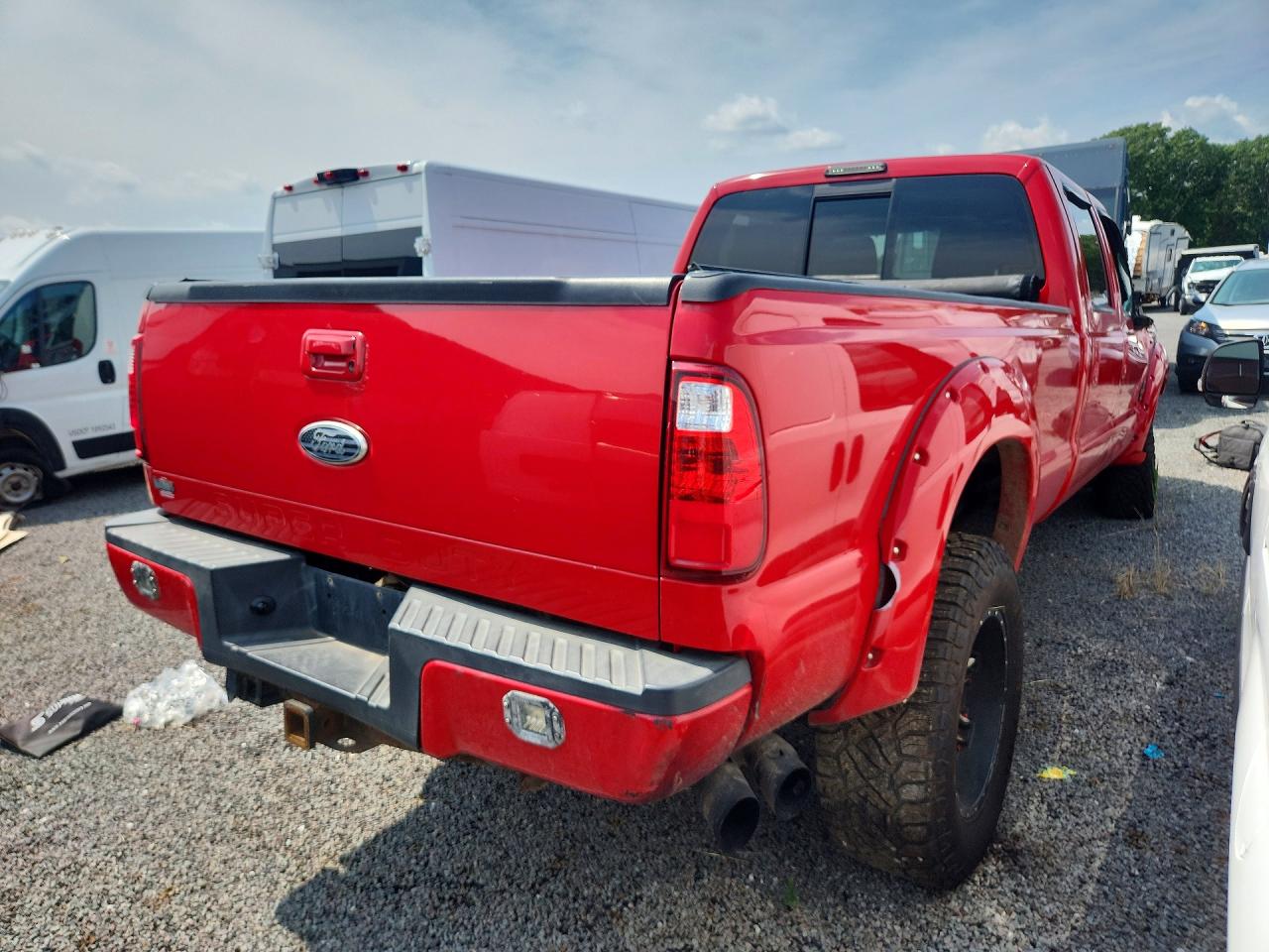 2012 Ford F350 Super Duty Red vin: 1FT8W3BT1CEC65673