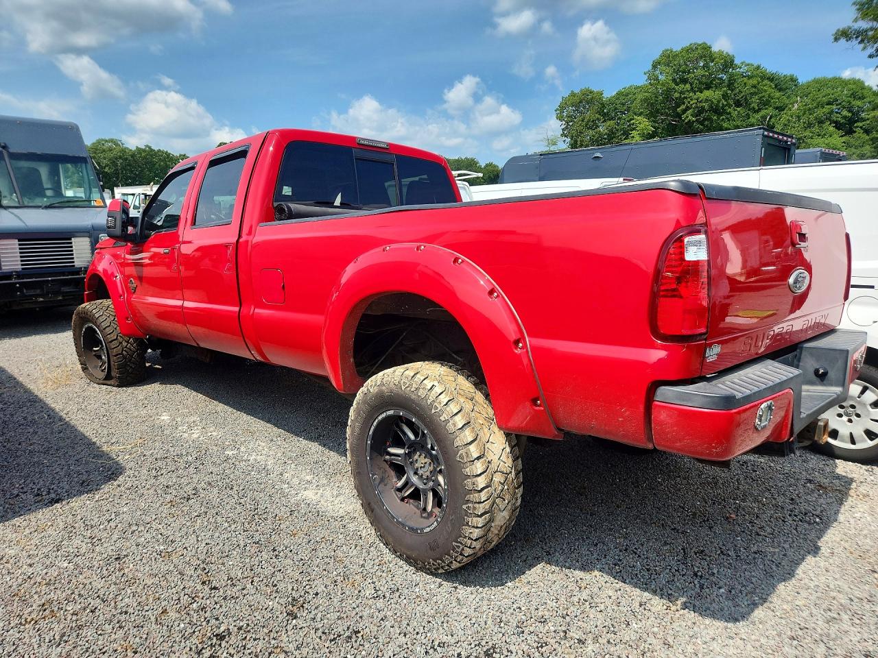 2012 Ford F350 Super Duty Red vin: 1FT8W3BT1CEC65673