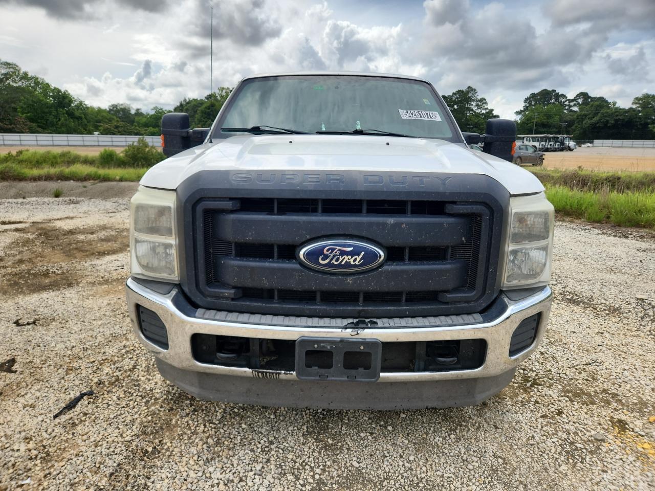 2012 Ford F350 Super Duty White vin: 1FT8W3BT1CEC67701 Damage: Grille, Bug Damage, Repair Required