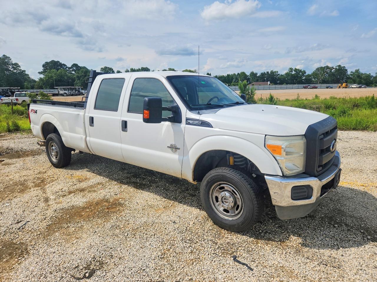 2012 Ford F350 Super Duty White vin: 1FT8W3BT1CEC67701