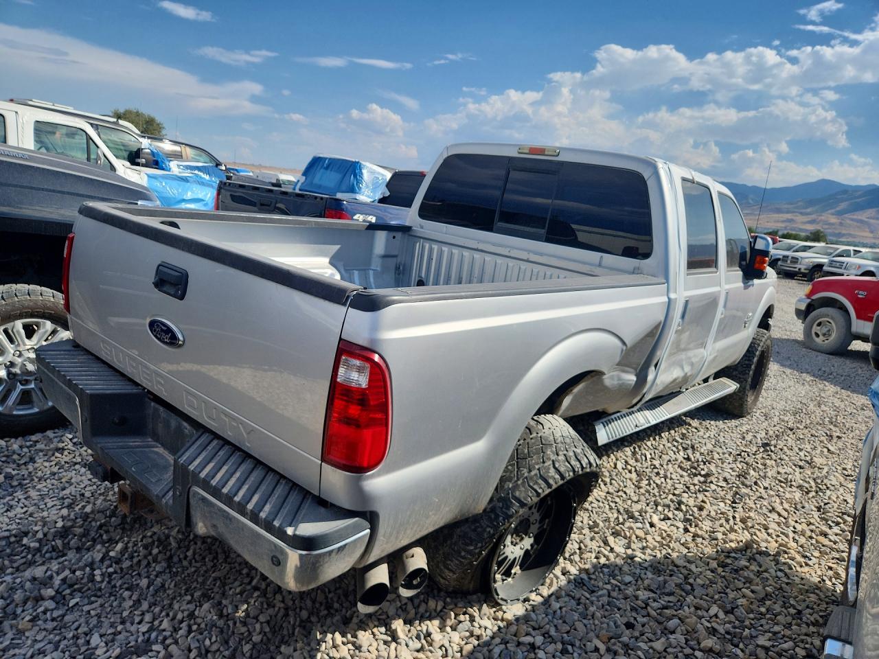 2012 Ford F350 Super Duty Silver vin: 1FT8W3BT1CED02317