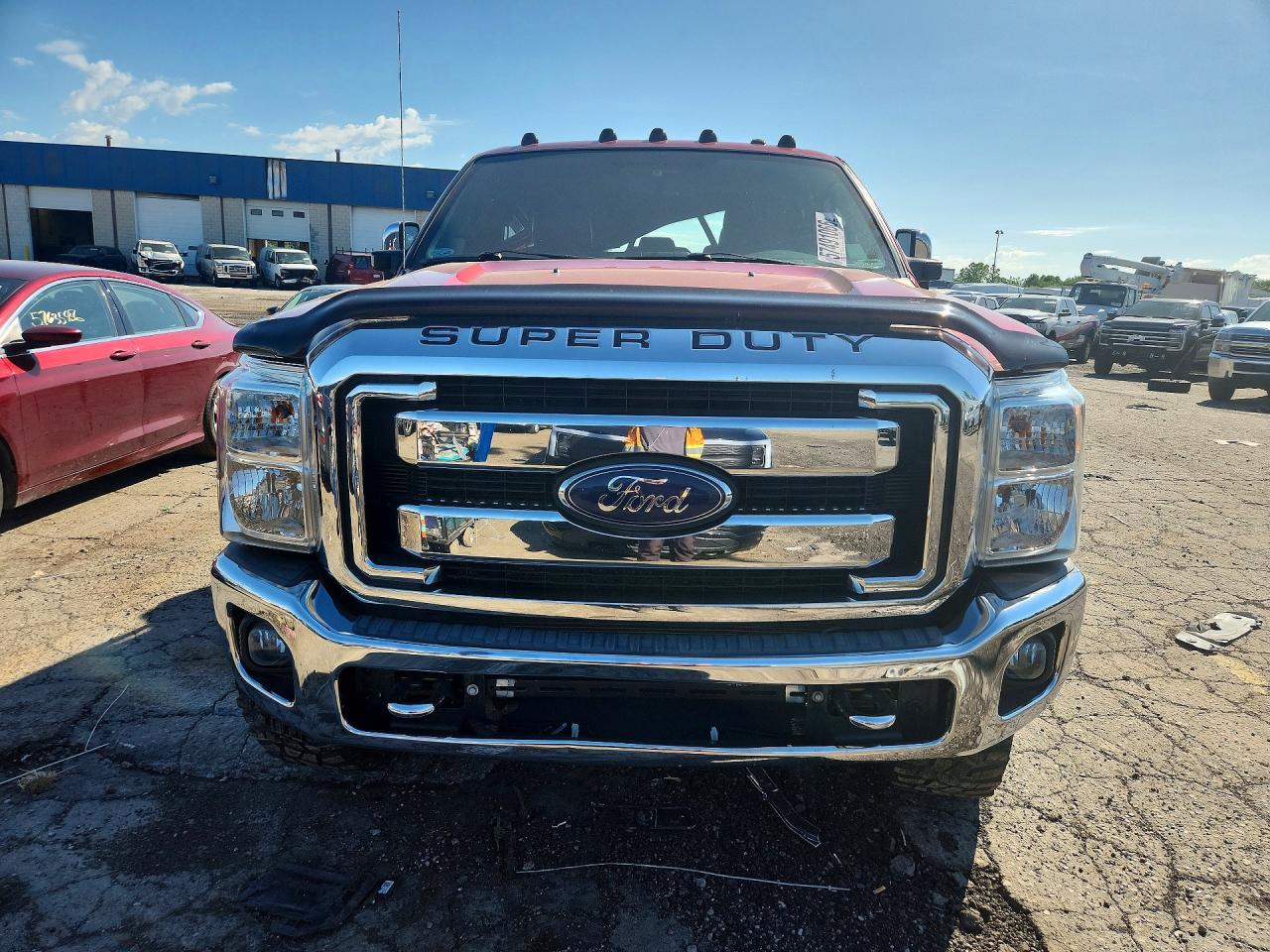 2015 Ford F350 Super Duty Red vin: 1FT8W3BT1FEA21364
