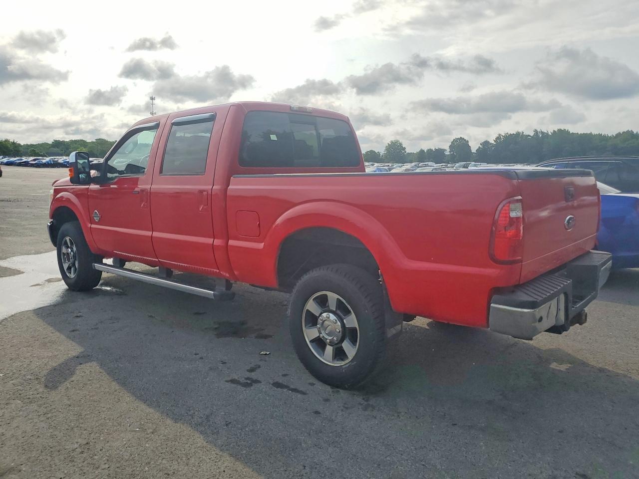 2011 Ford F350 Super Duty Red vin: 1FT8W3BT2BEB94241