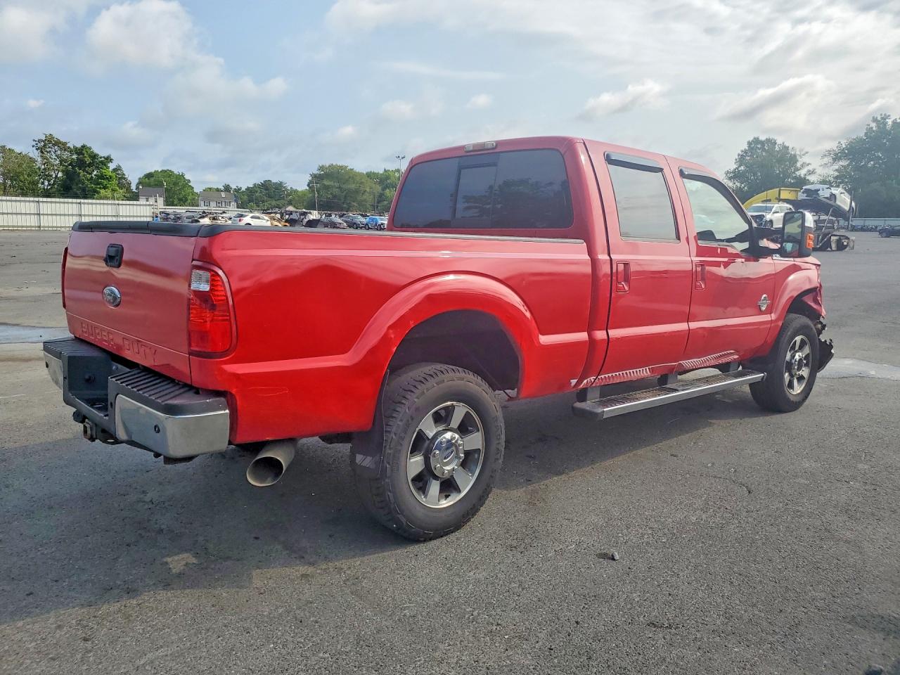 2011 Ford F350 Super Duty Red vin: 1FT8W3BT2BEB94241