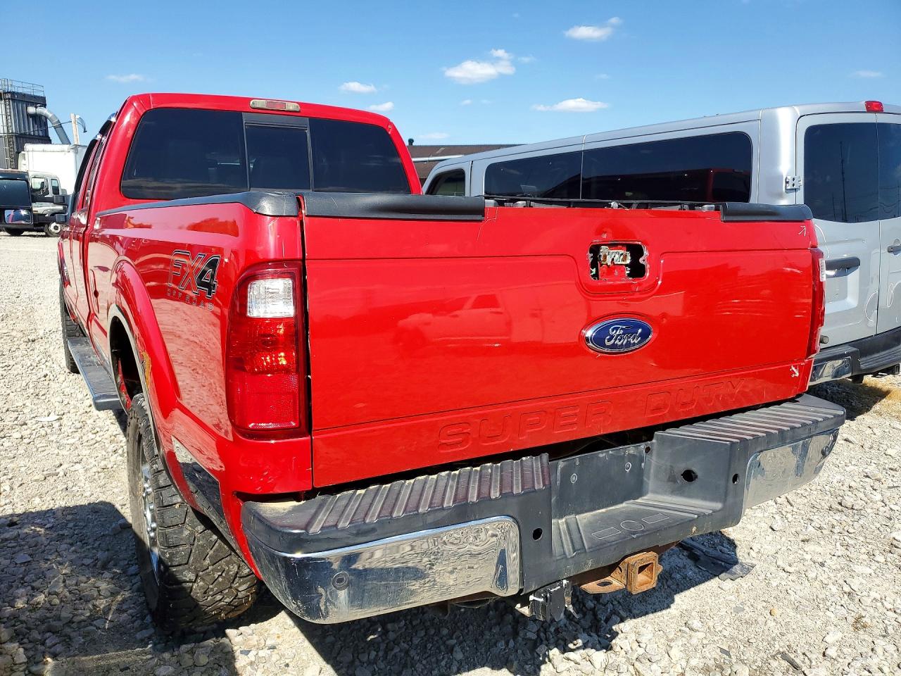 2012 Ford F350 Super Duty Red vin: 1FT8W3BT2CEA56801