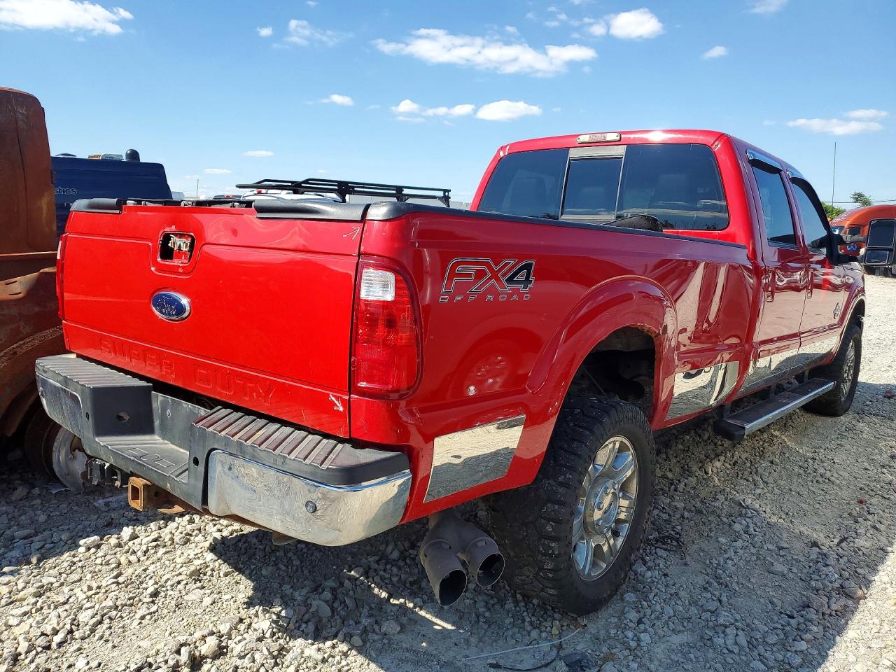 2012 Ford F350 Super Duty Red vin: 1FT8W3BT2CEA56801