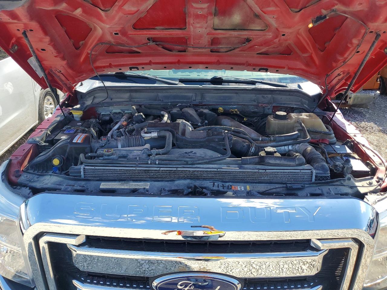 2012 Ford F350 Super Duty Red vin: 1FT8W3BT2CEA56801