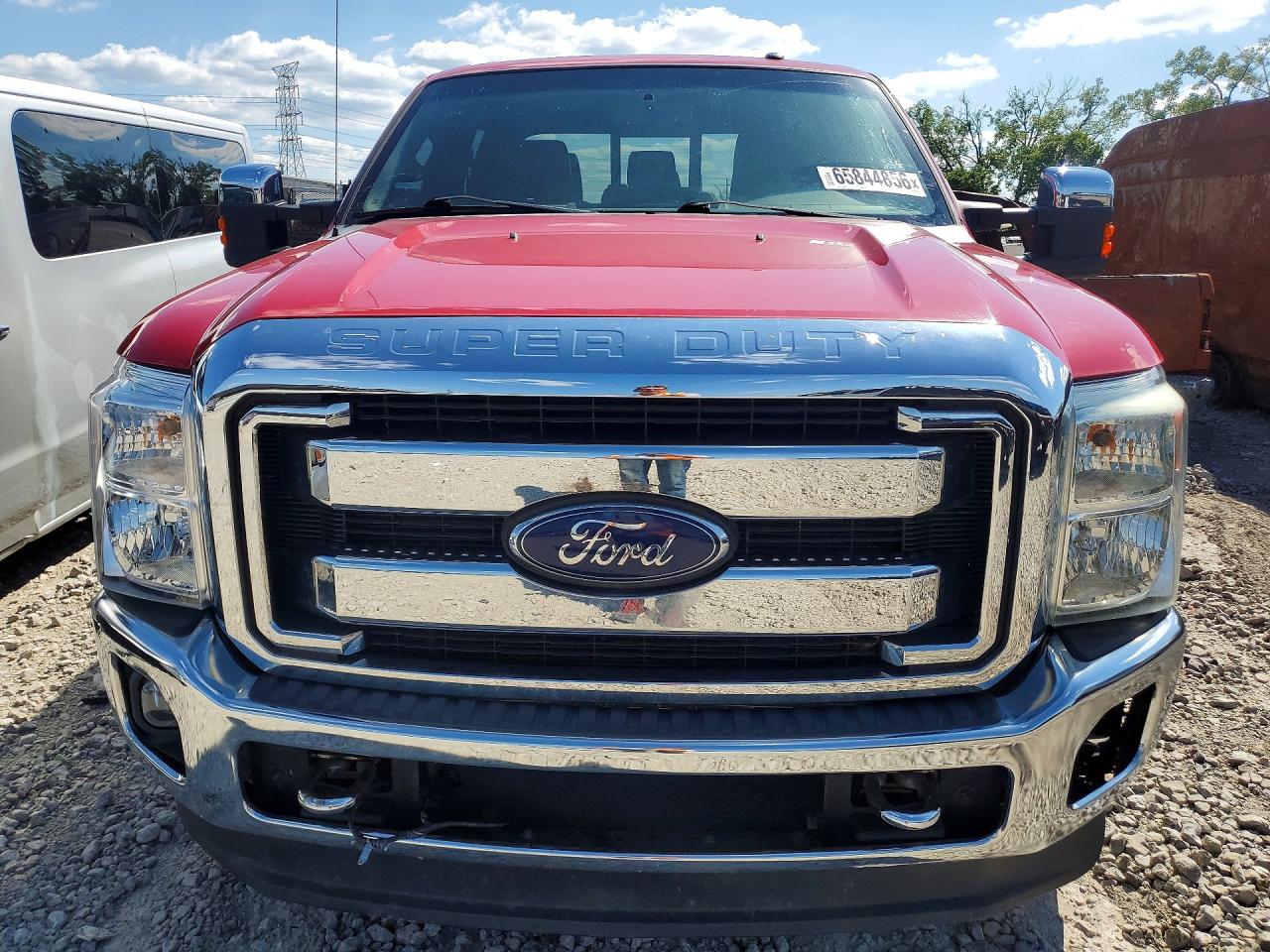 2012 Ford F350 Super Duty Red vin: 1FT8W3BT2CEA56801