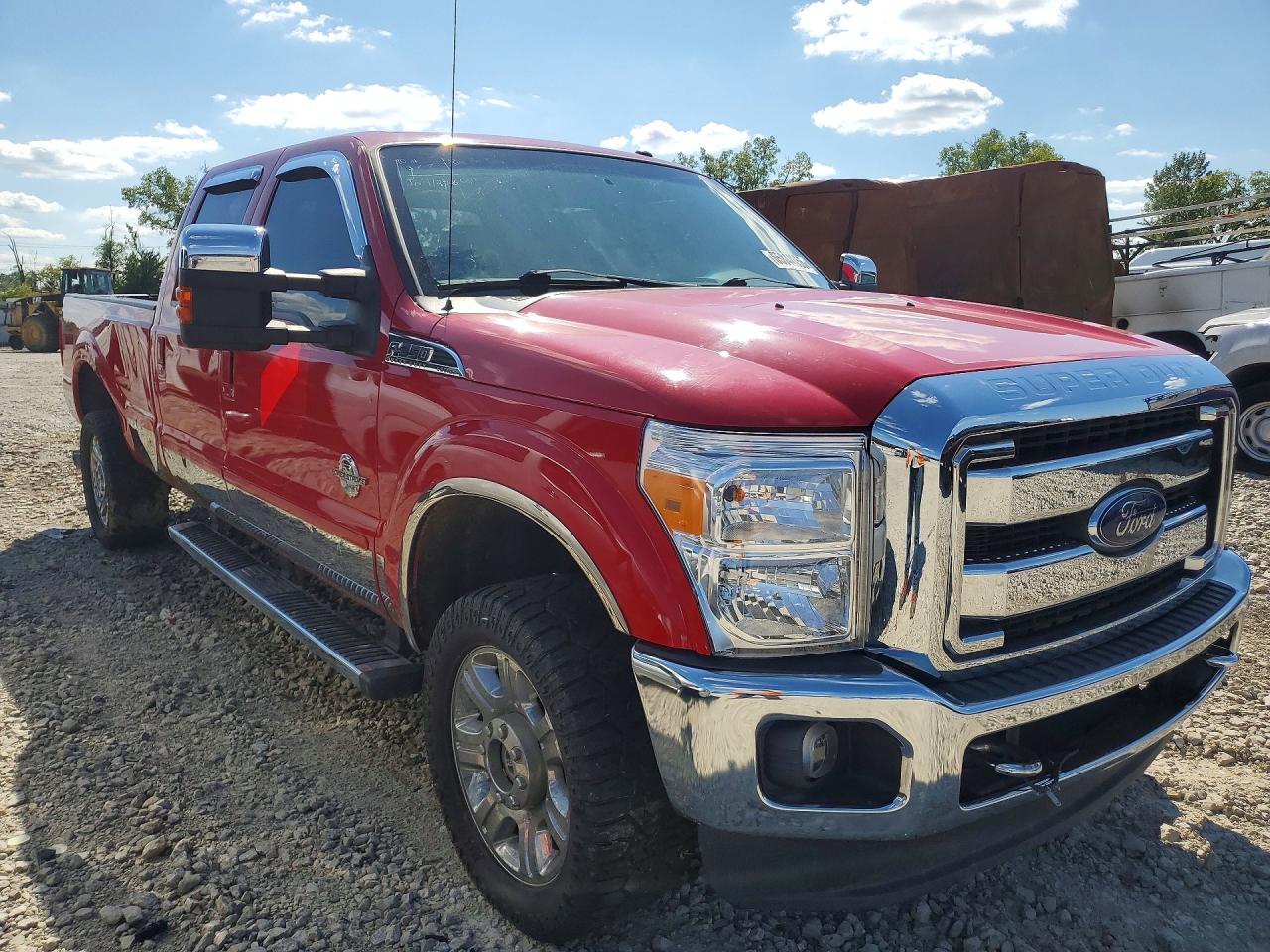 2012 Ford F350 Super Duty Red vin: 1FT8W3BT2CEA56801