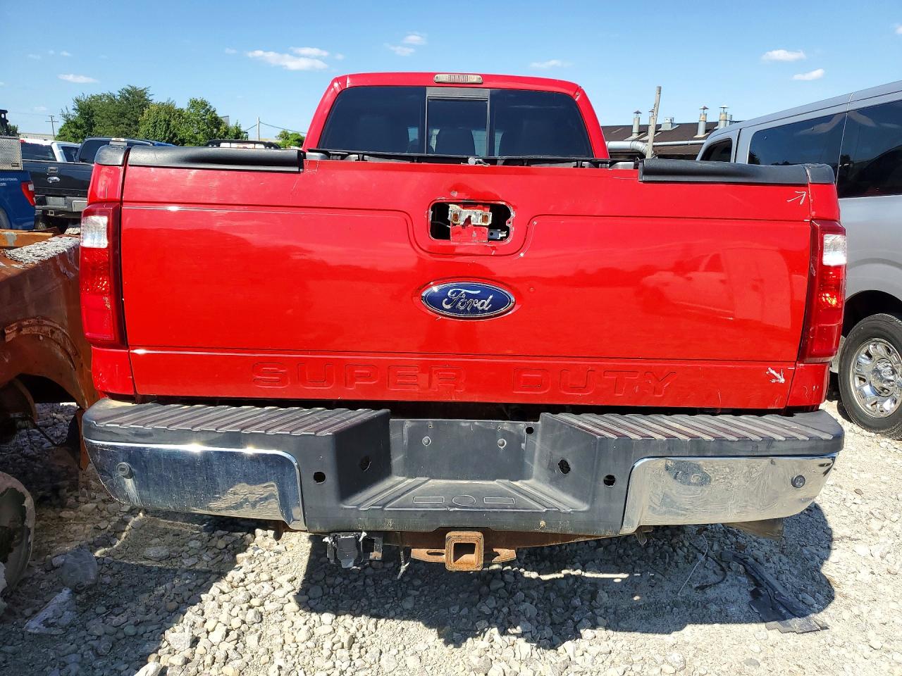 2012 Ford F350 Super Duty Red vin: 1FT8W3BT2CEA56801
