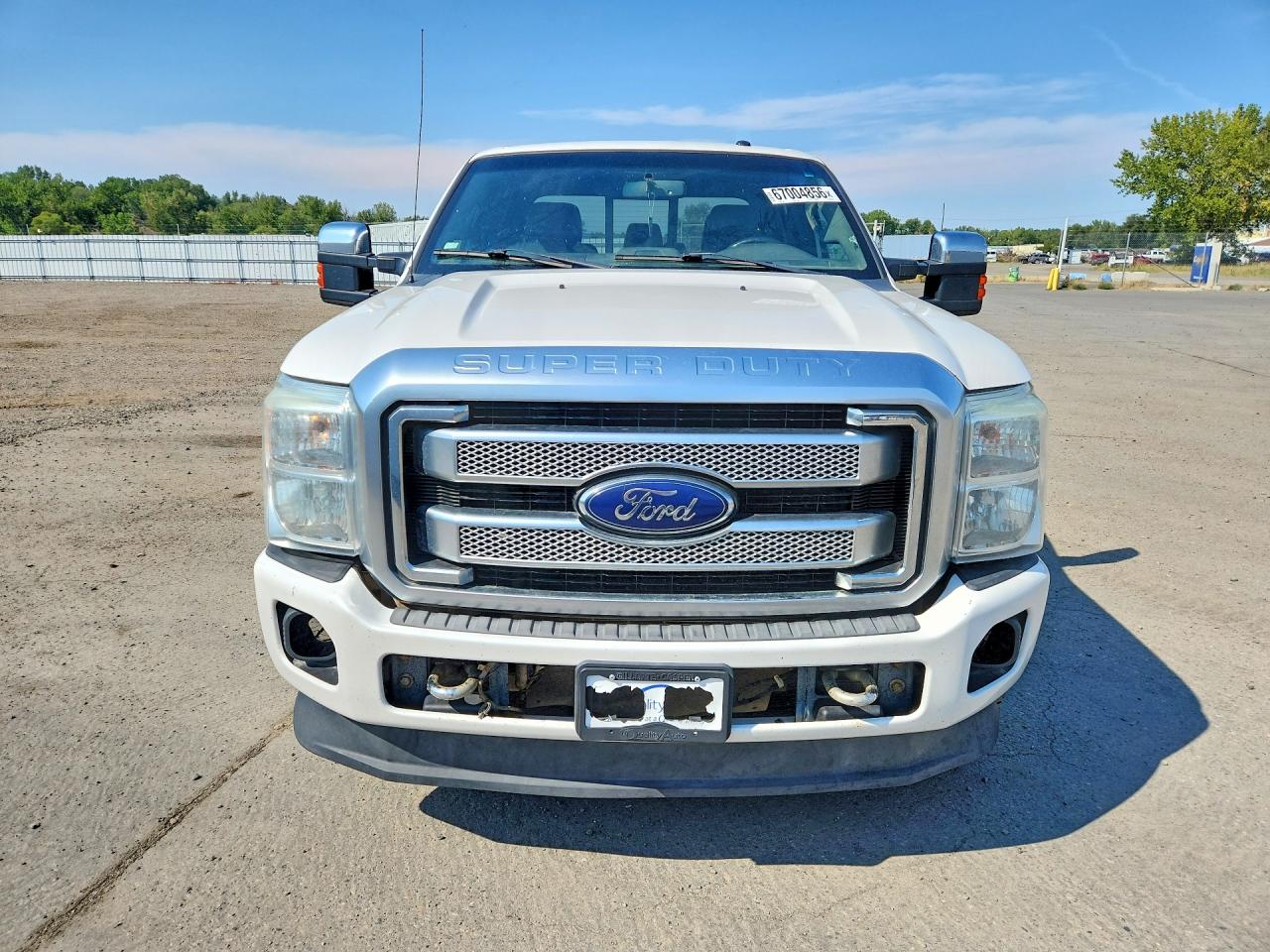2015 Ford F350 Super Duty White vin: 1FT8W3BT2FEA87504