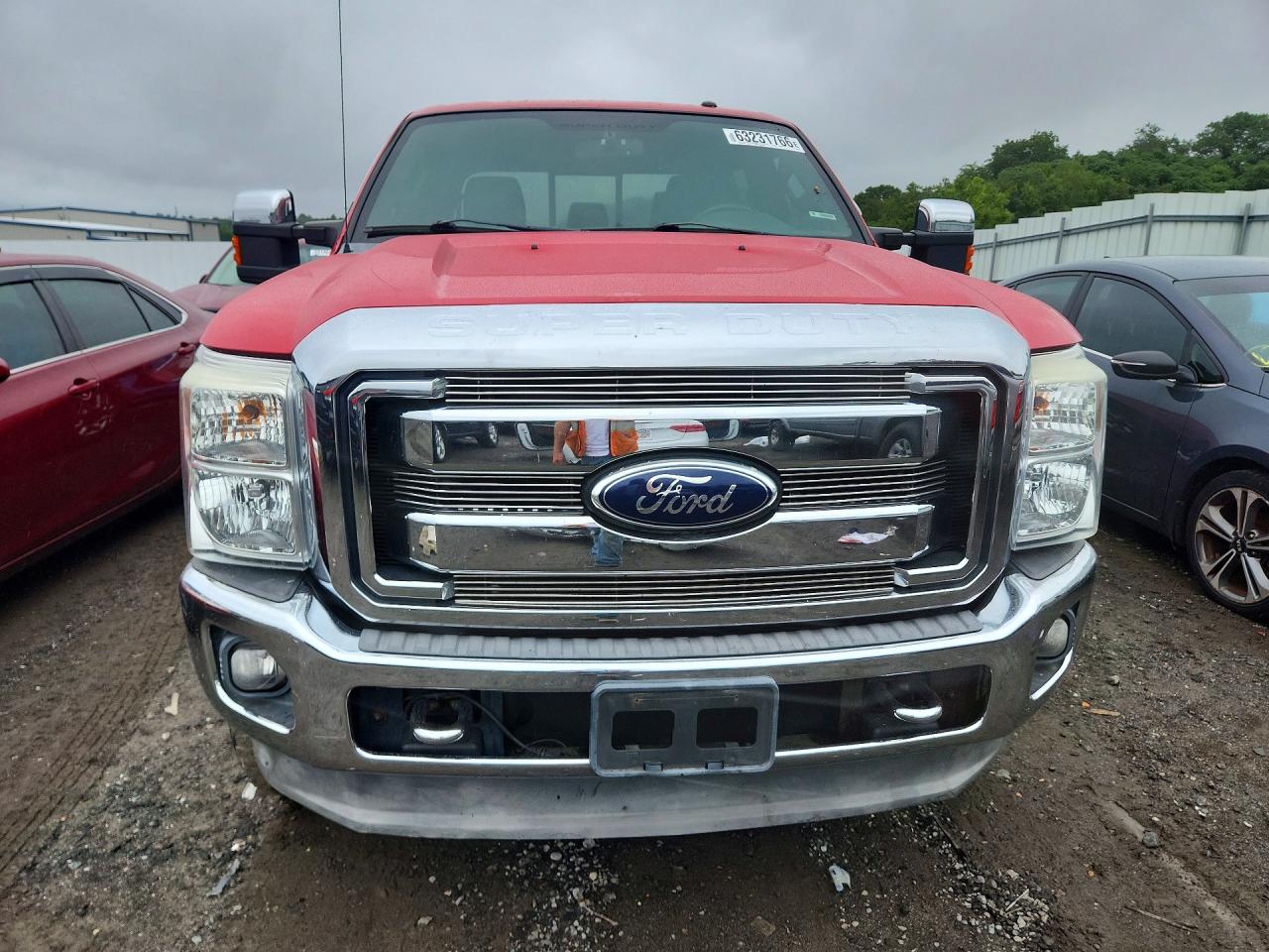 2011 Ford F350 Super Duty Red vin: 1FT8W3BT3BEB85418