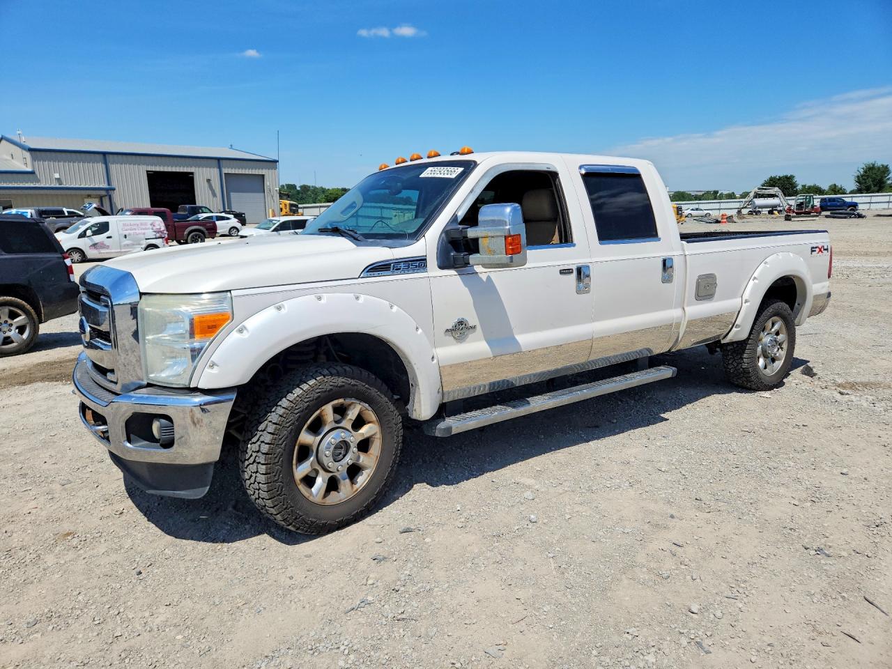 2011 Ford F350 Super Duty White vin: 1FT8W3BT3BEC16117