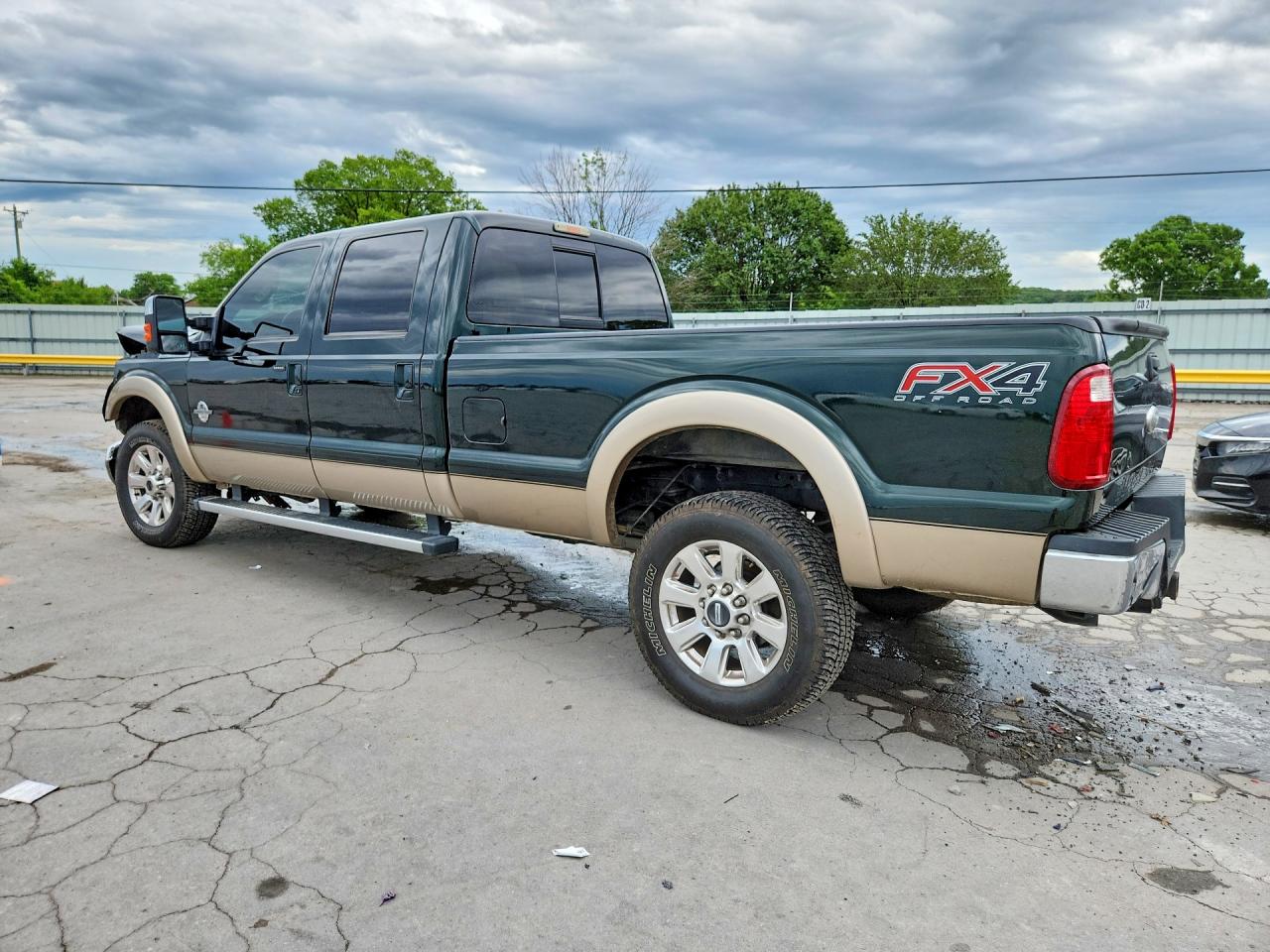 2012 Ford F350 Super Duty Green vin: 1FT8W3BT4CEC66123