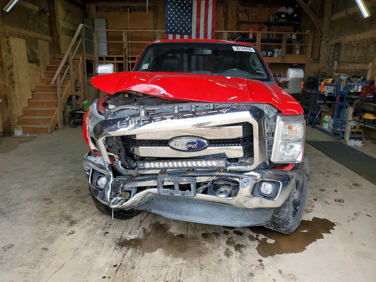 2013 Ford F350 Super Duty Red vin: 1FT8W3BT4DEB29121