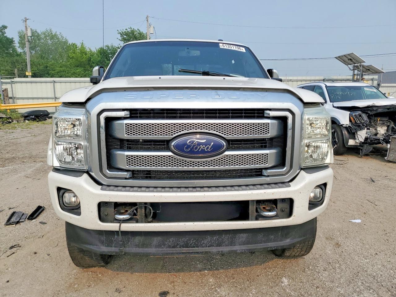 2014 Ford F350 Super Duty Белый vin: 1FT8W3BT4EEA19509