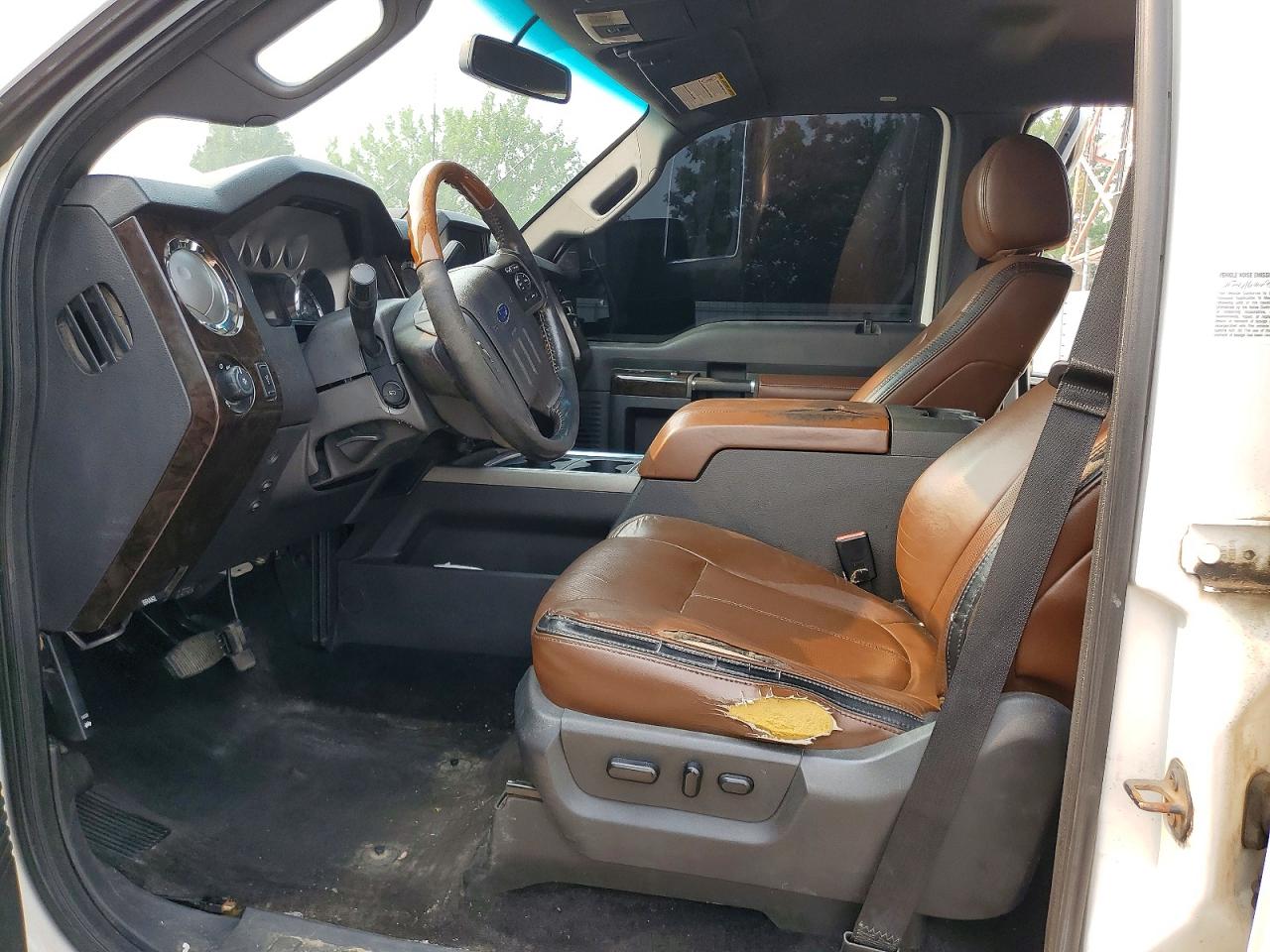 2014 Ford F350 Super Duty Белый vin: 1FT8W3BT4EEA19509