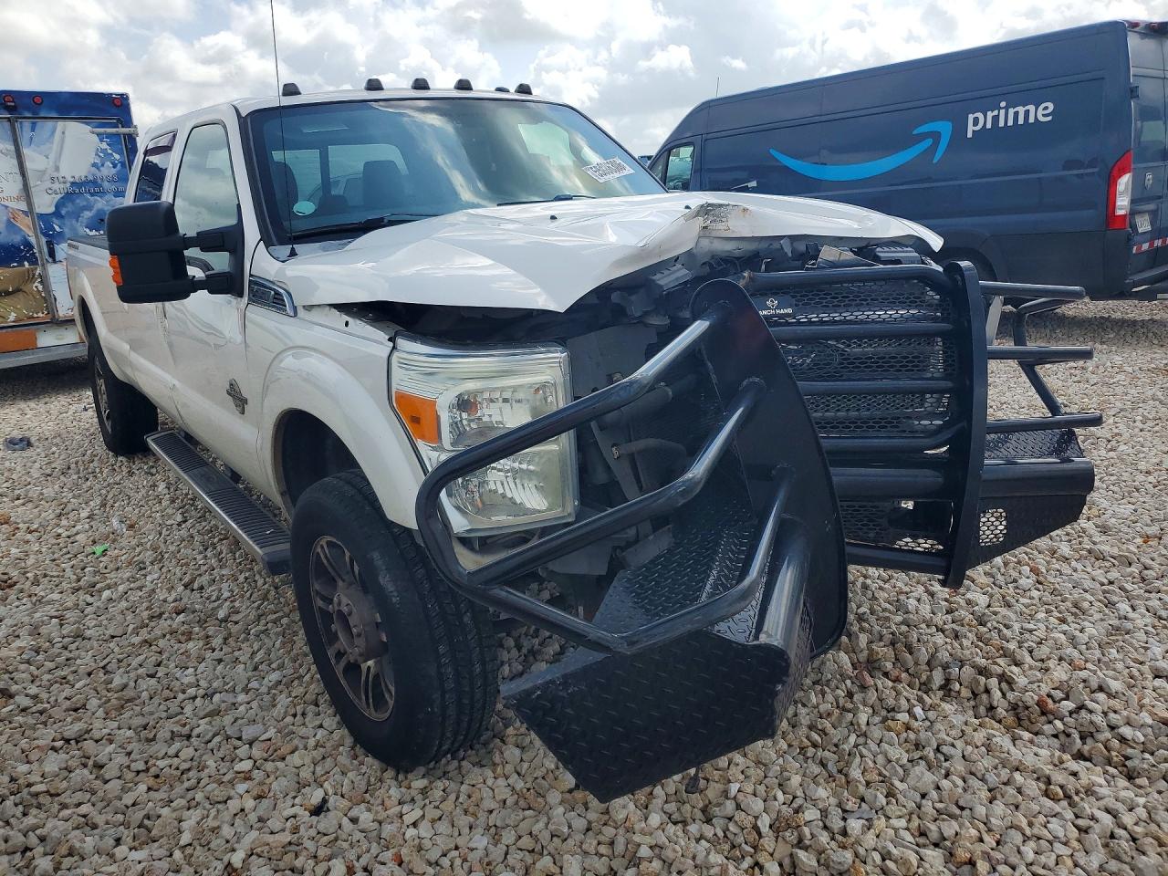 2015 Ford F350 Super Duty Белый vin: 1FT8W3BT4FEC02300