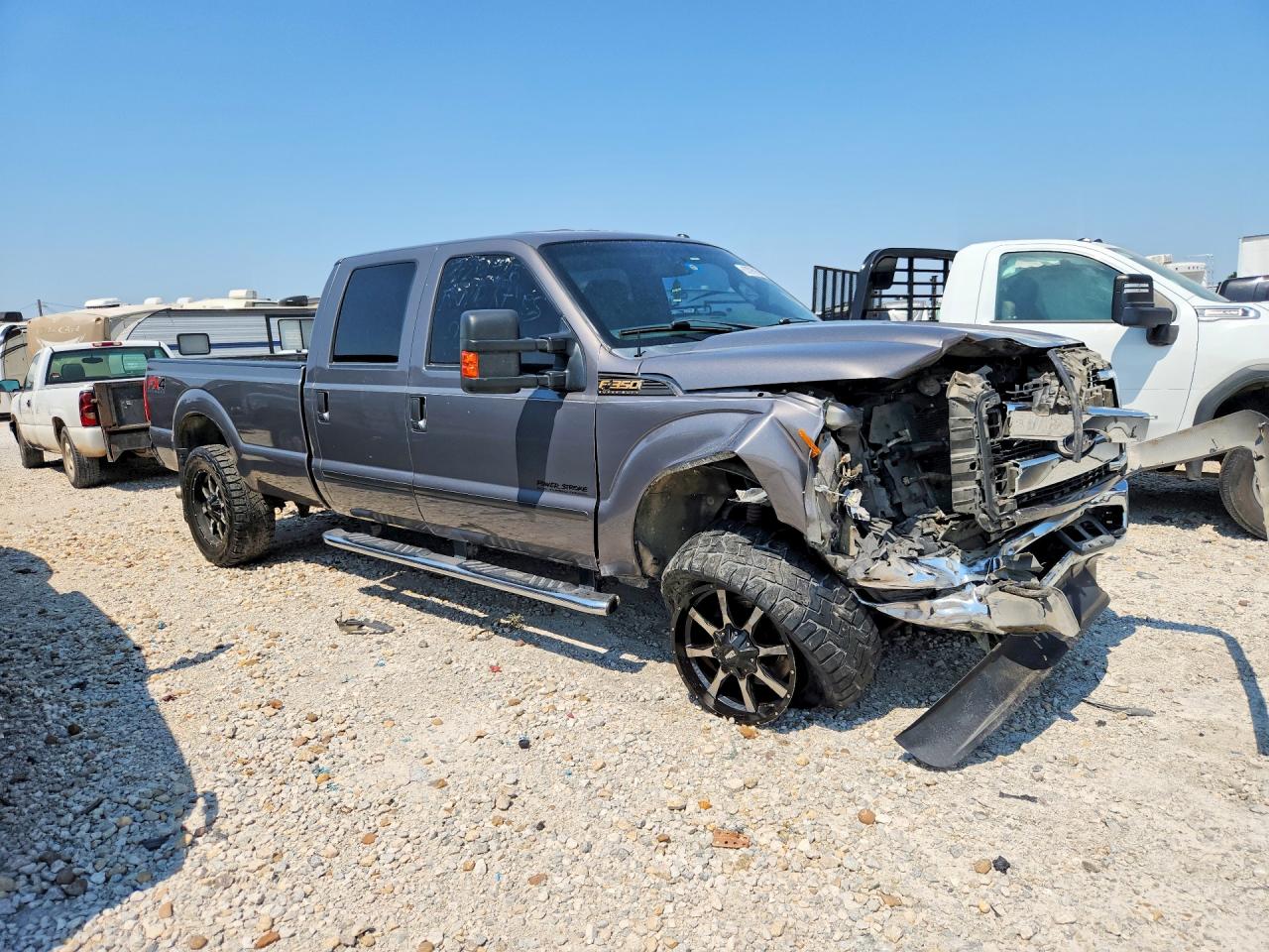 2014 Ford F350 Super Duty Серый vin: 1FT8W3BT5EEB64882