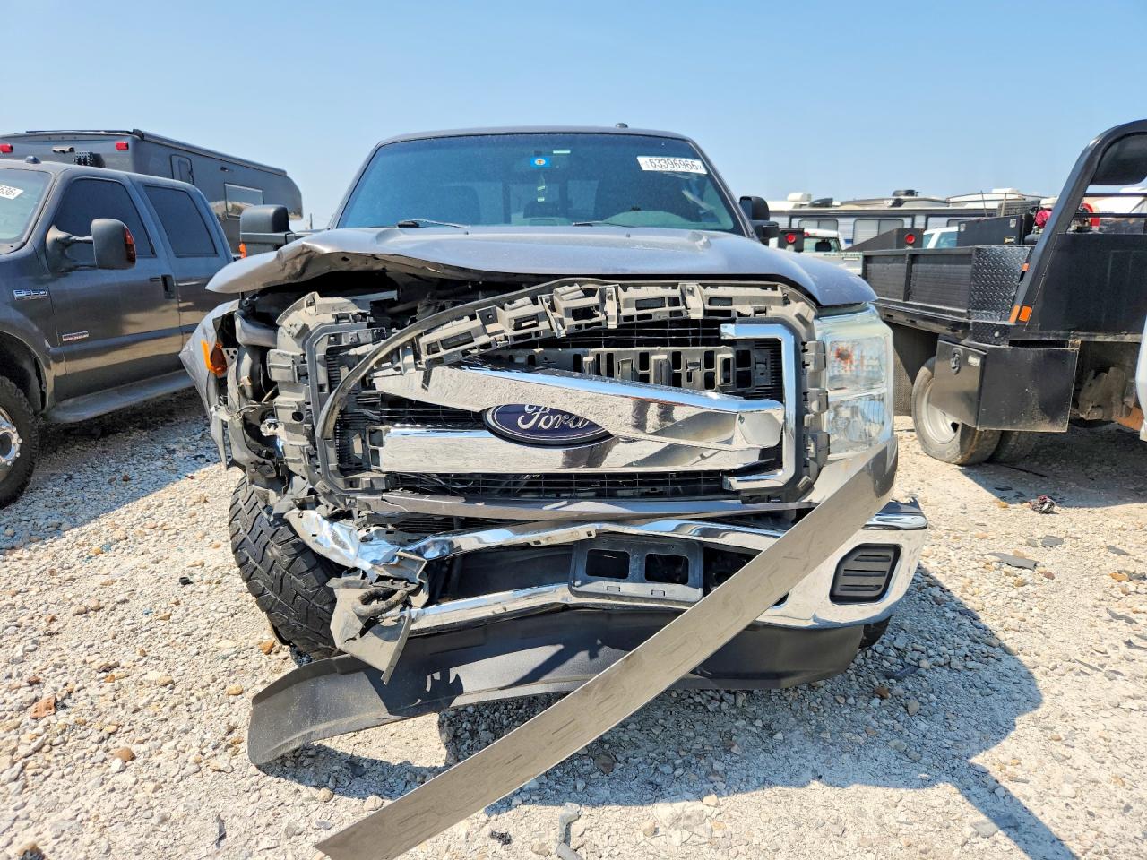 2014 Ford F350 Super Duty Серый vin: 1FT8W3BT5EEB64882