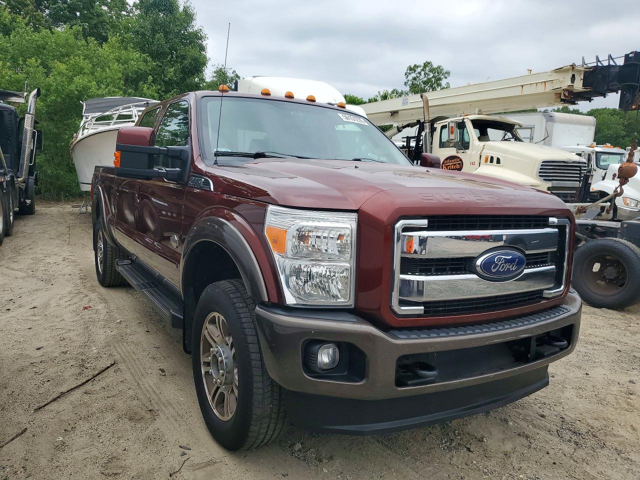 2015 Ford F350 Super Duty Burgundy vin: 1FT8W3BT5FEB48747