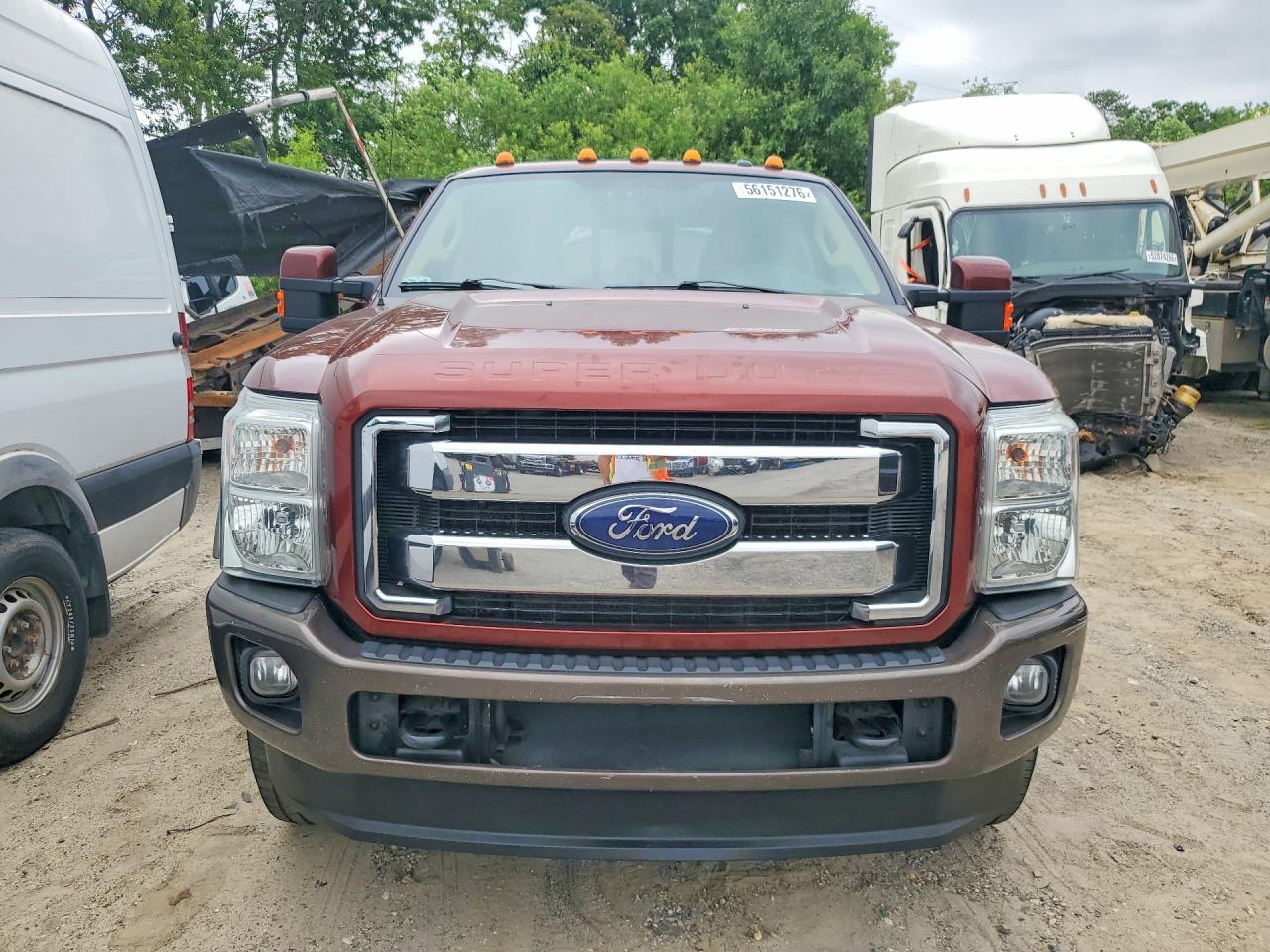 2015 Ford F350 Super Duty Burgundy vin: 1FT8W3BT5FEB48747