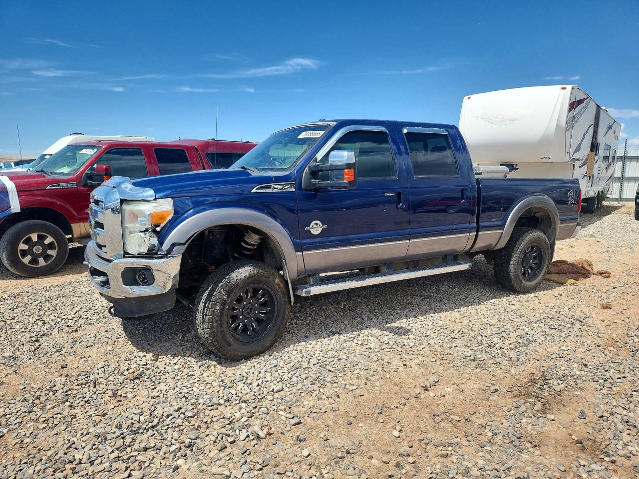 2012 Ford F350 Super Duty Blue vin: 1FT8W3BT6CEC82968