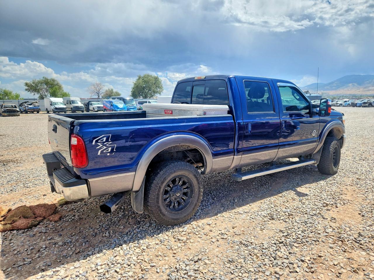 2012 Ford F350 Super Duty Blue vin: 1FT8W3BT6CEC82968
